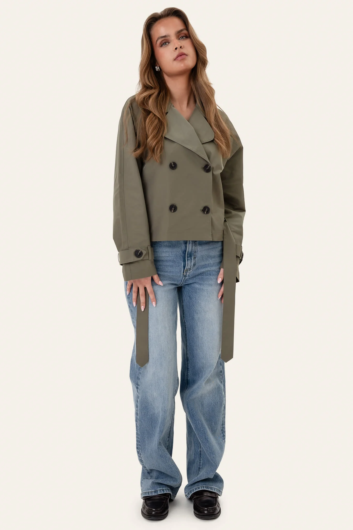 AlmaIC Trenchcoat - Green - Image 5