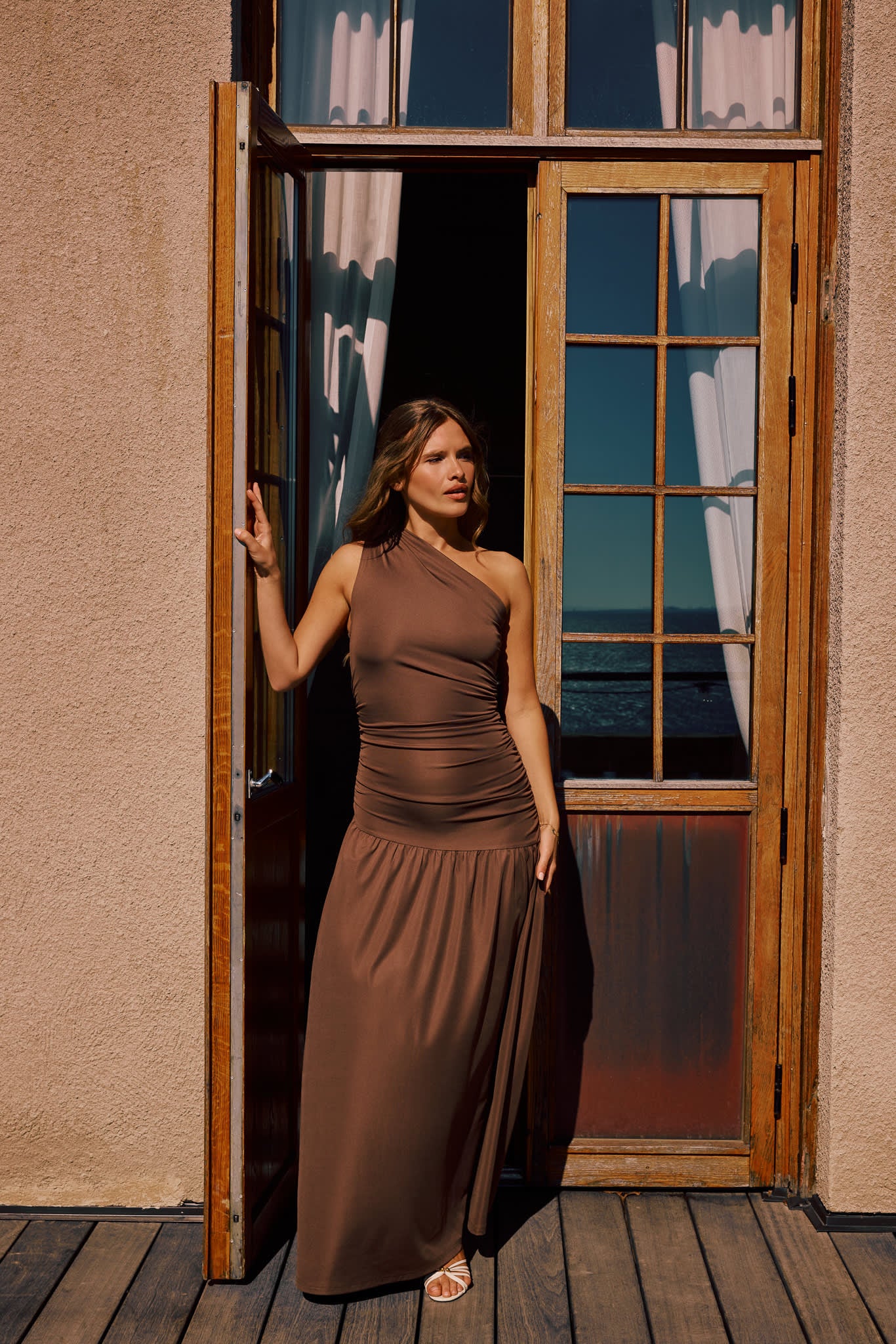 AmeliaIC Maxi Dress - Dark Brown - Image 9