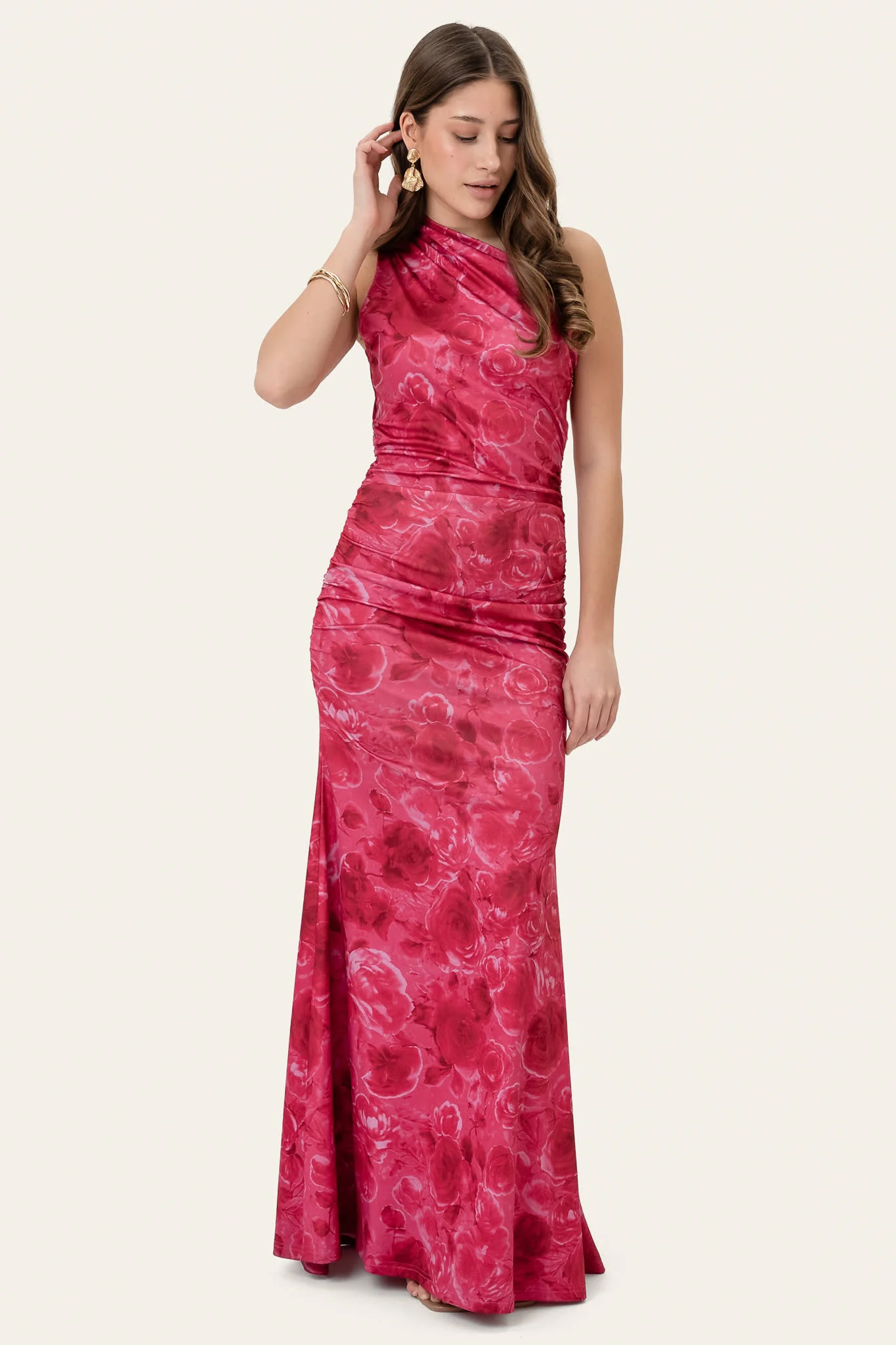 AndreaIC Maxi Dress - Soft Rose Print