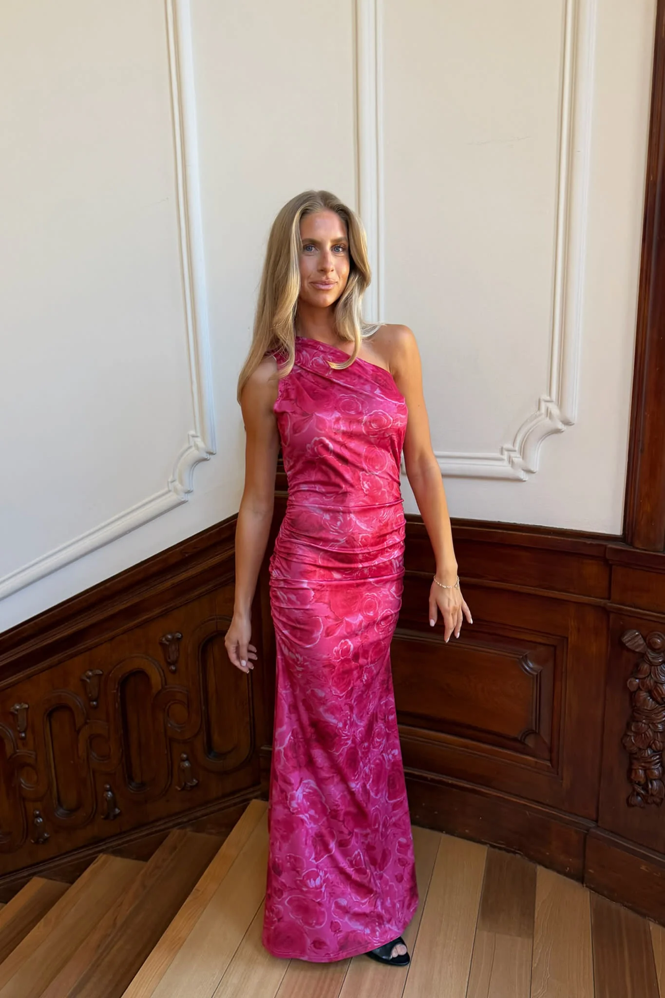 AndreaIC Maxi Dress - Soft Rose Print - Image 8
