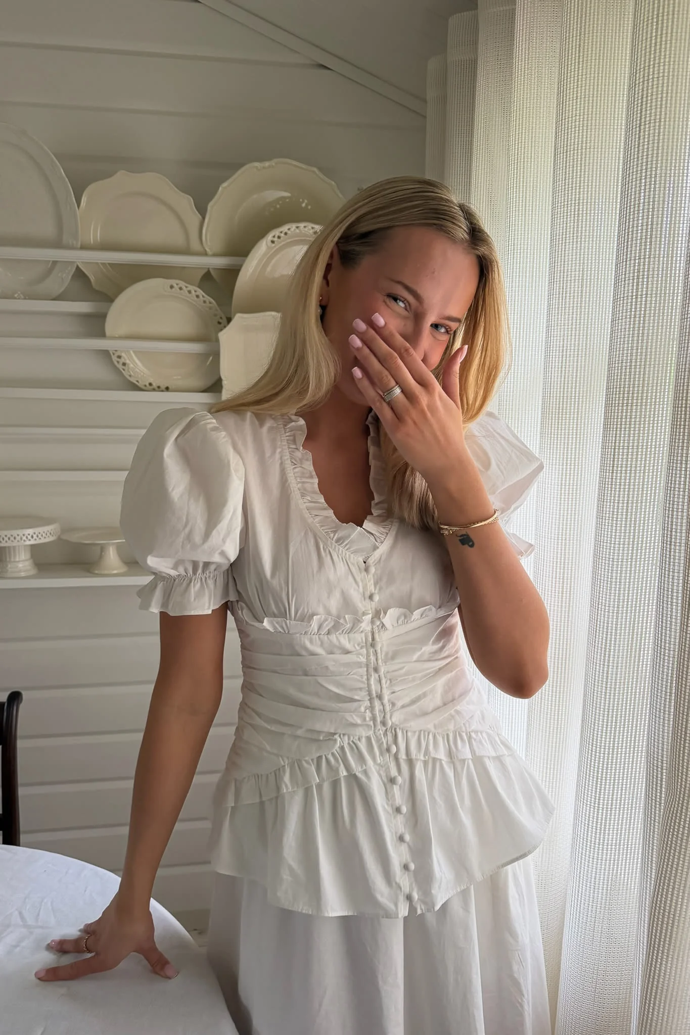 ArielIC Blouse - White - Image 2