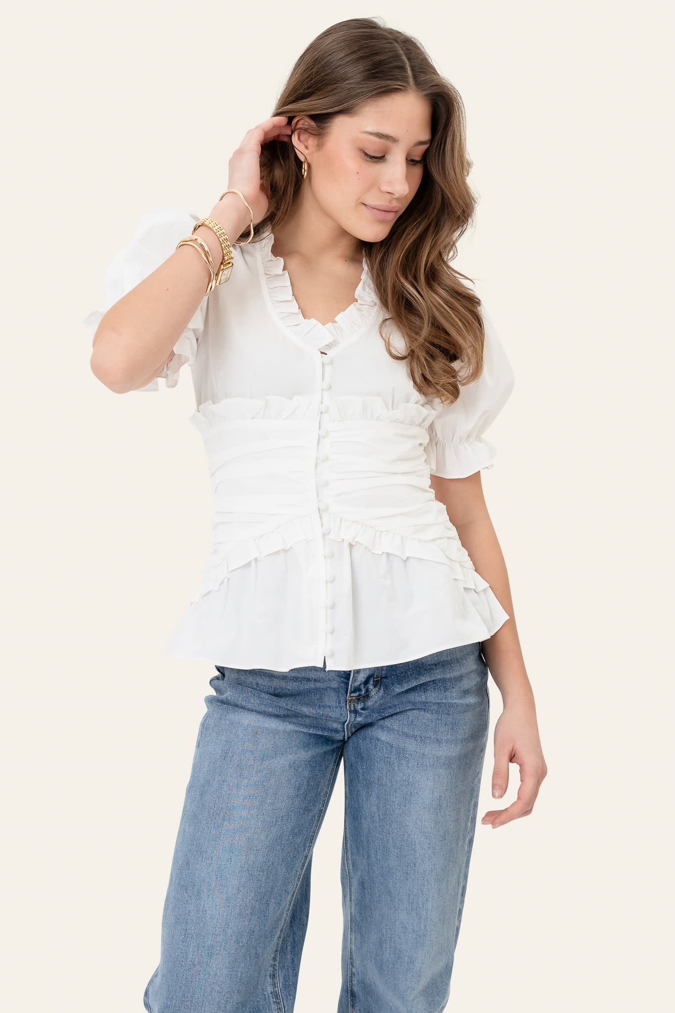 ArielIC Blouse - White - Image 6
