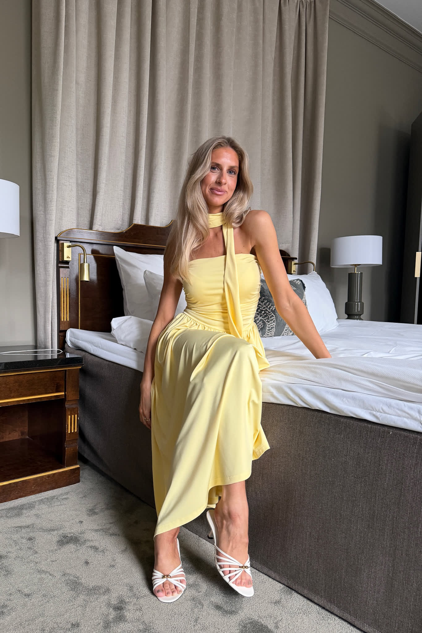 AstridIC Long Dress - Yellow - Image 2