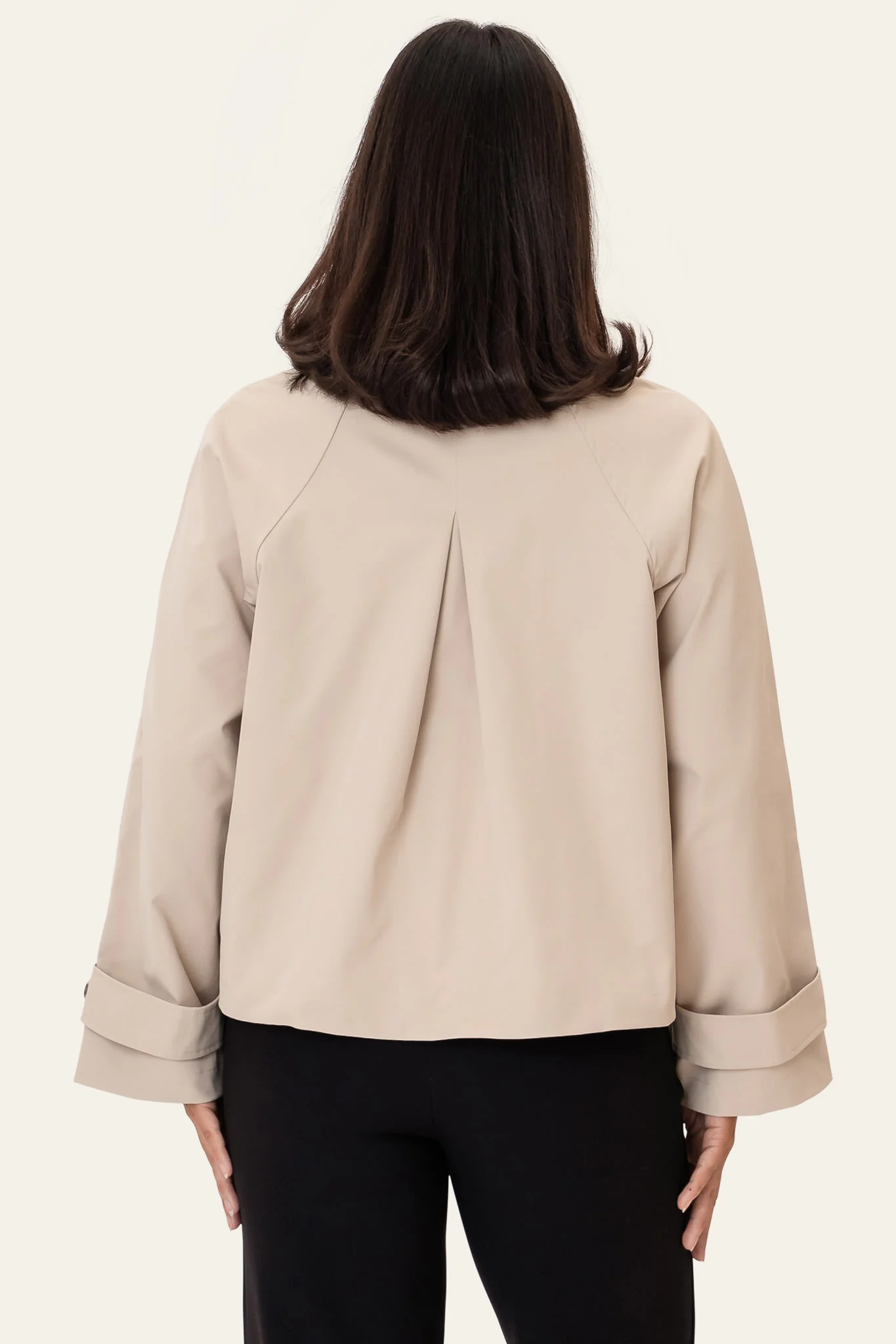 AvaIC Short Trenchcoat - Beige - Image 4