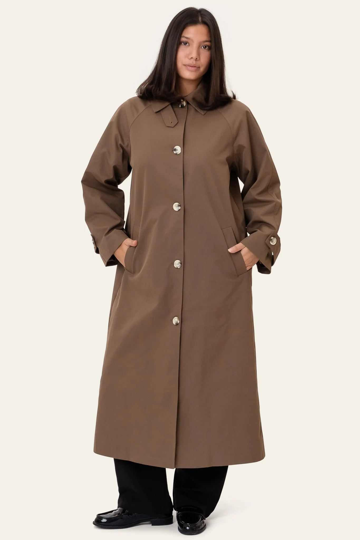 AvaIC Trenchcoat - Dark Brown - Image 2