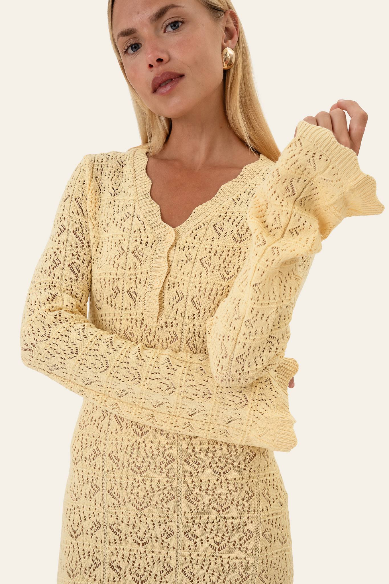 DagmarIC Maxi Dress - Yellow - Image 3