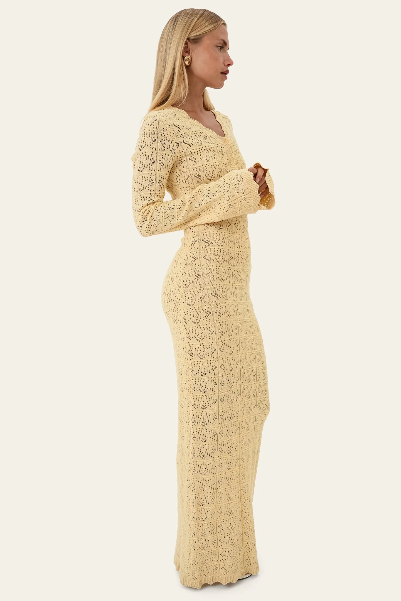 DagmarIC Maxi Dress - Yellow - Image 7