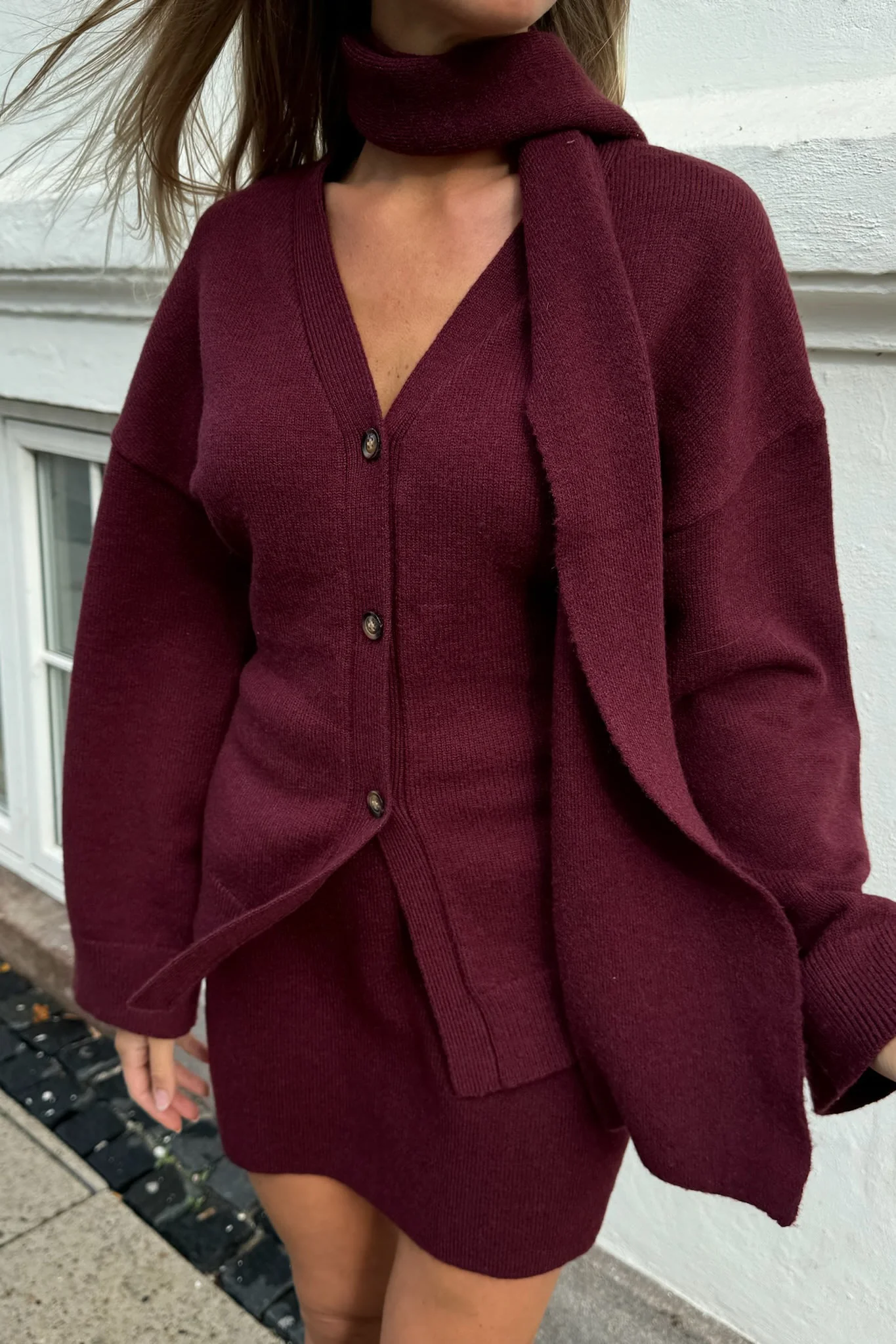 EllenIC Scarf - Bordeaux - Image 6