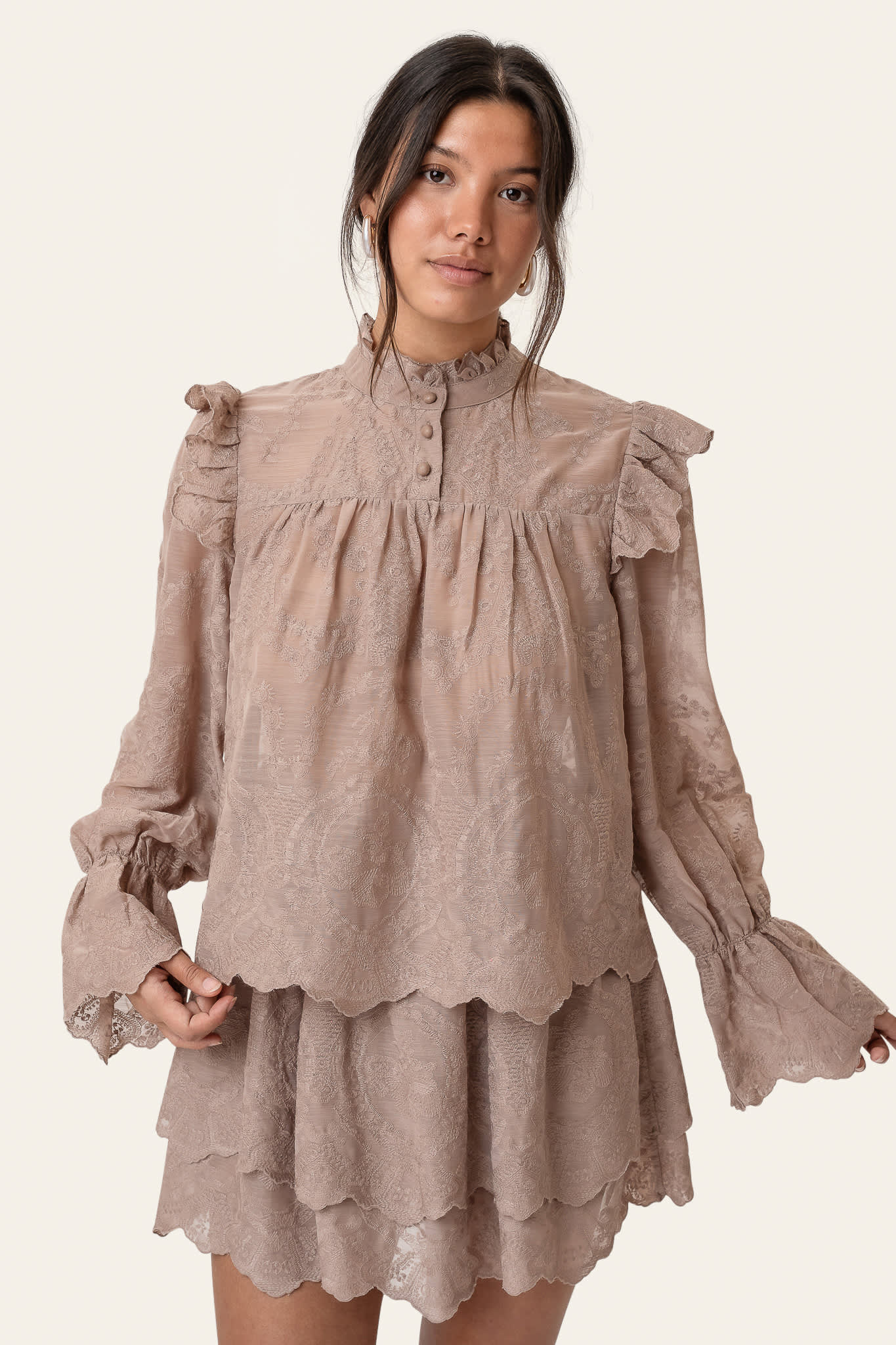 EllinoraIC Shirt - Vintage Light Brown