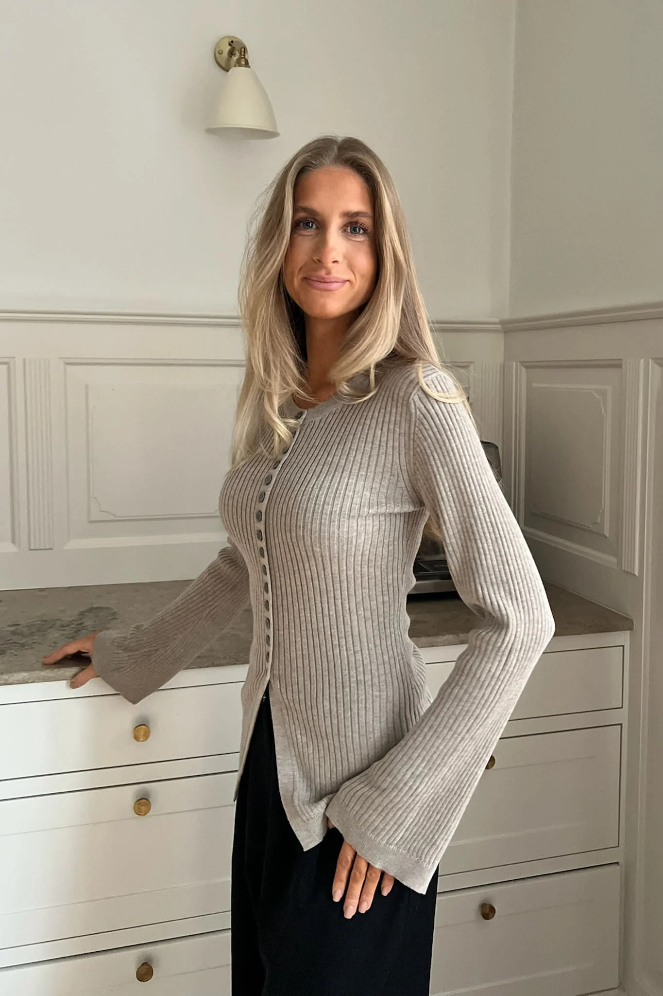 ElmaIC Cardigan - Light Brown