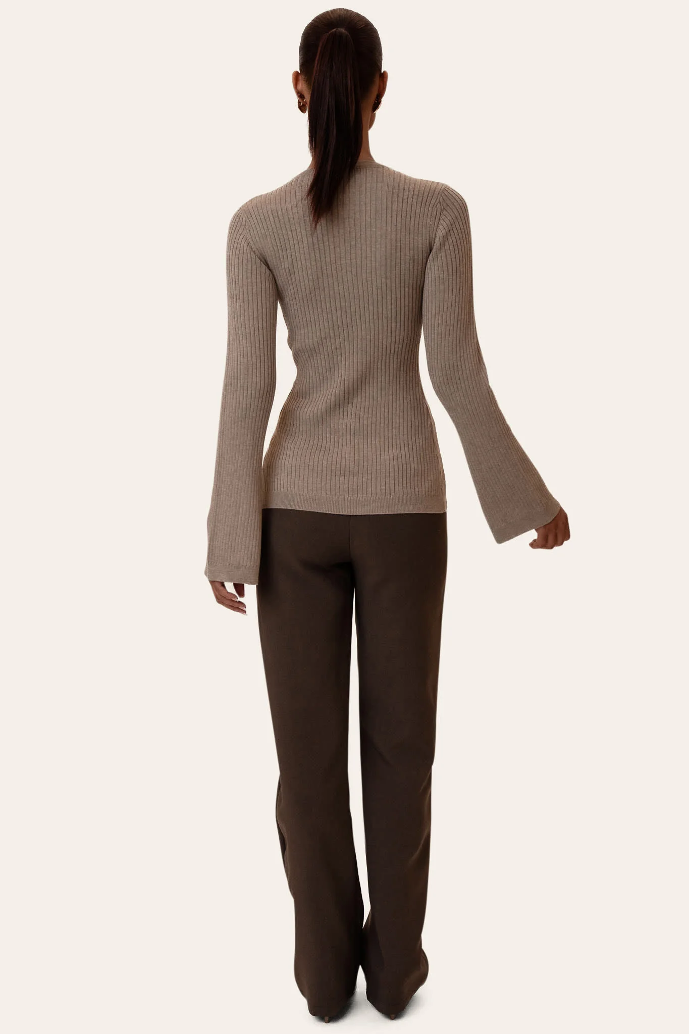 ElmaIC Cardigan - Light Brown - Image 4