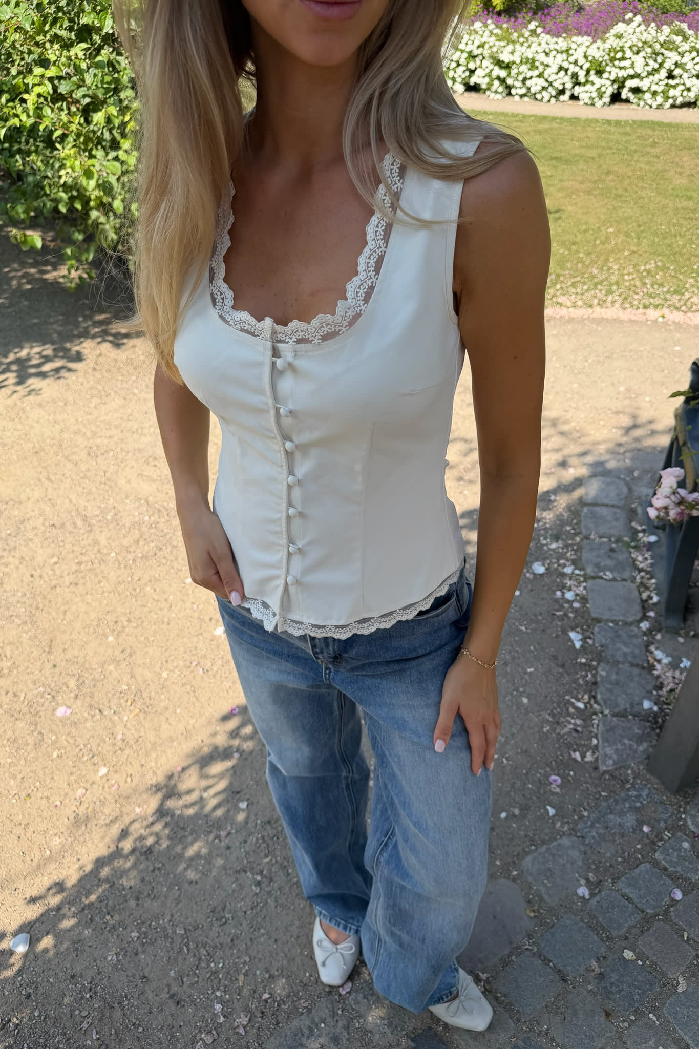 ElsieIC Top - Off White Lace - Image 7