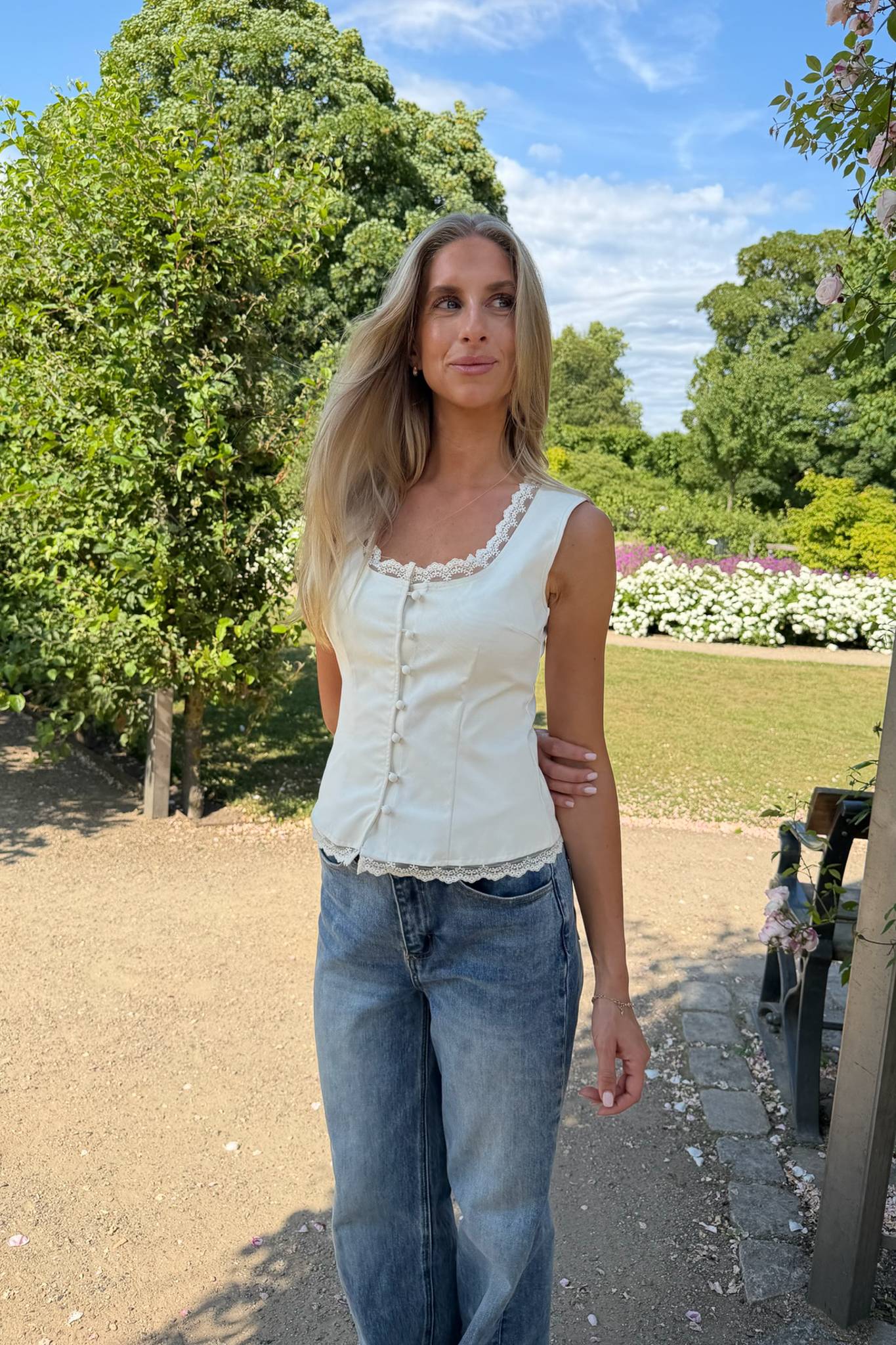 ElsieIC Top - Off White Lace - Image 8