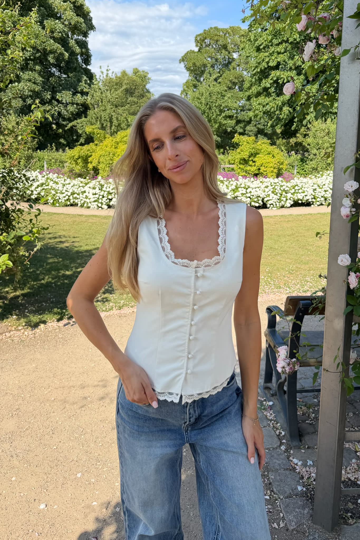 ElsieIC Top - Off White Lace - Image 9