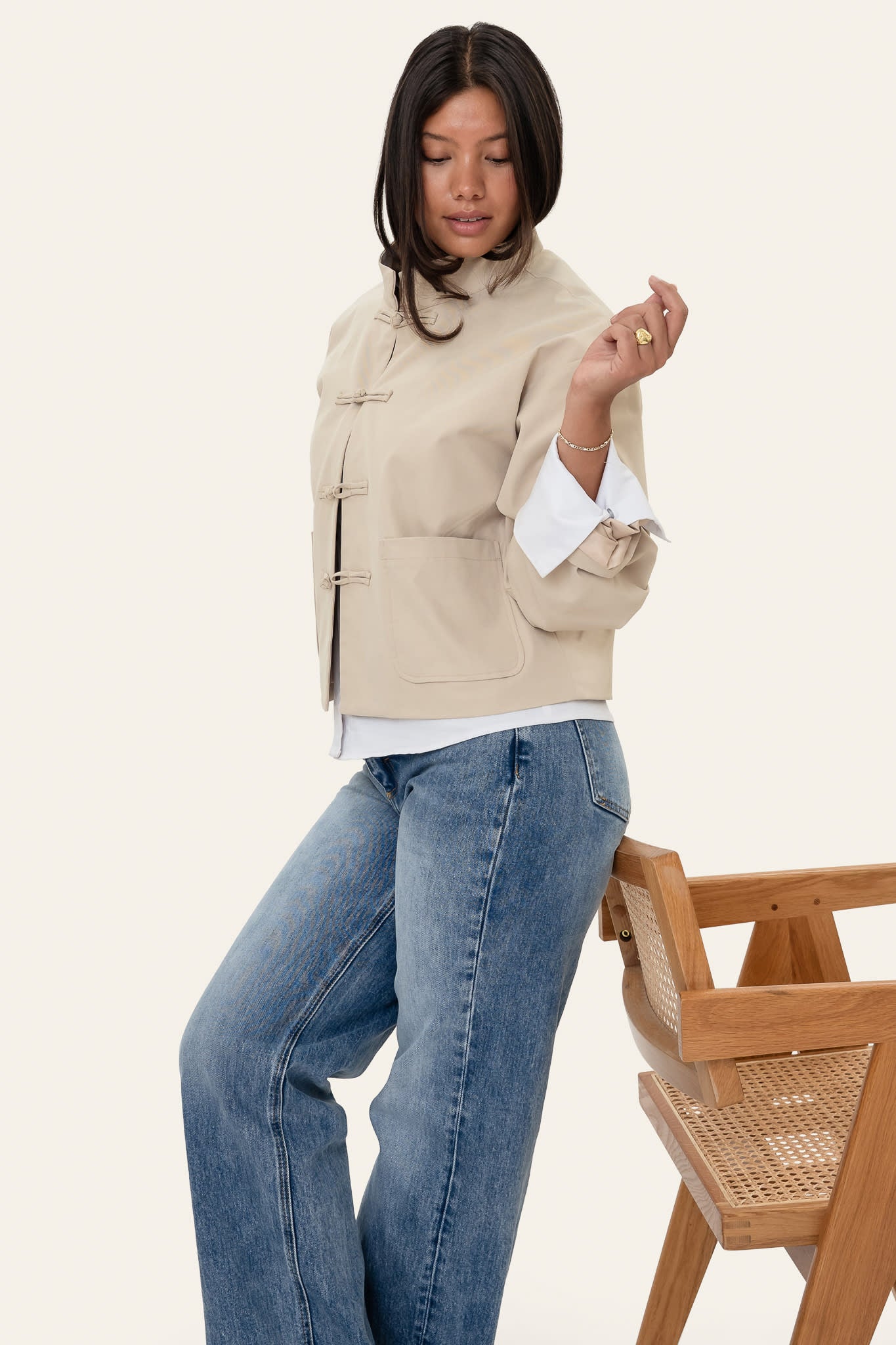 EvaIC Jacket - Beige - Image 7
