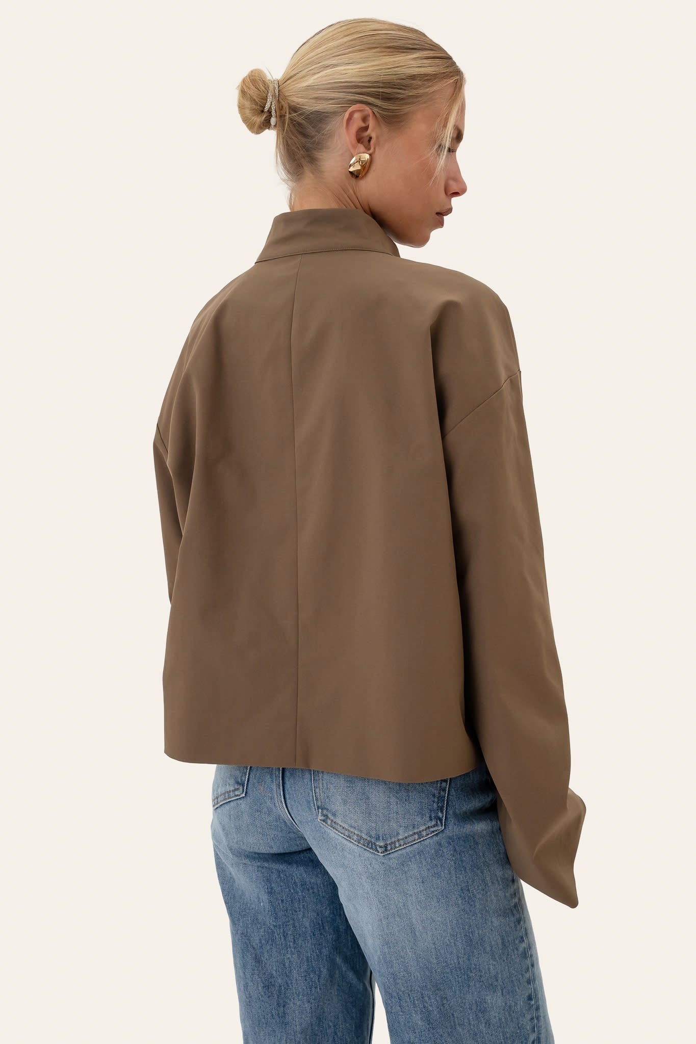 EvaIC Jacket - Dark Brown - Image 4