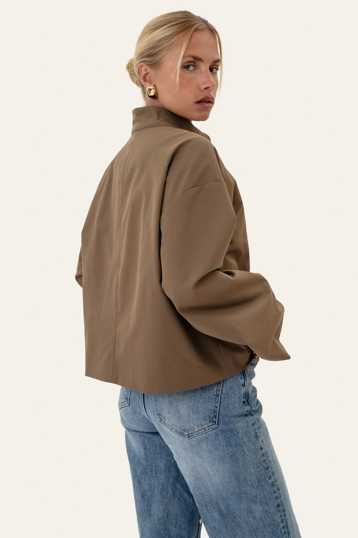 EvaIC Jacket - Dark Brown - Image 5