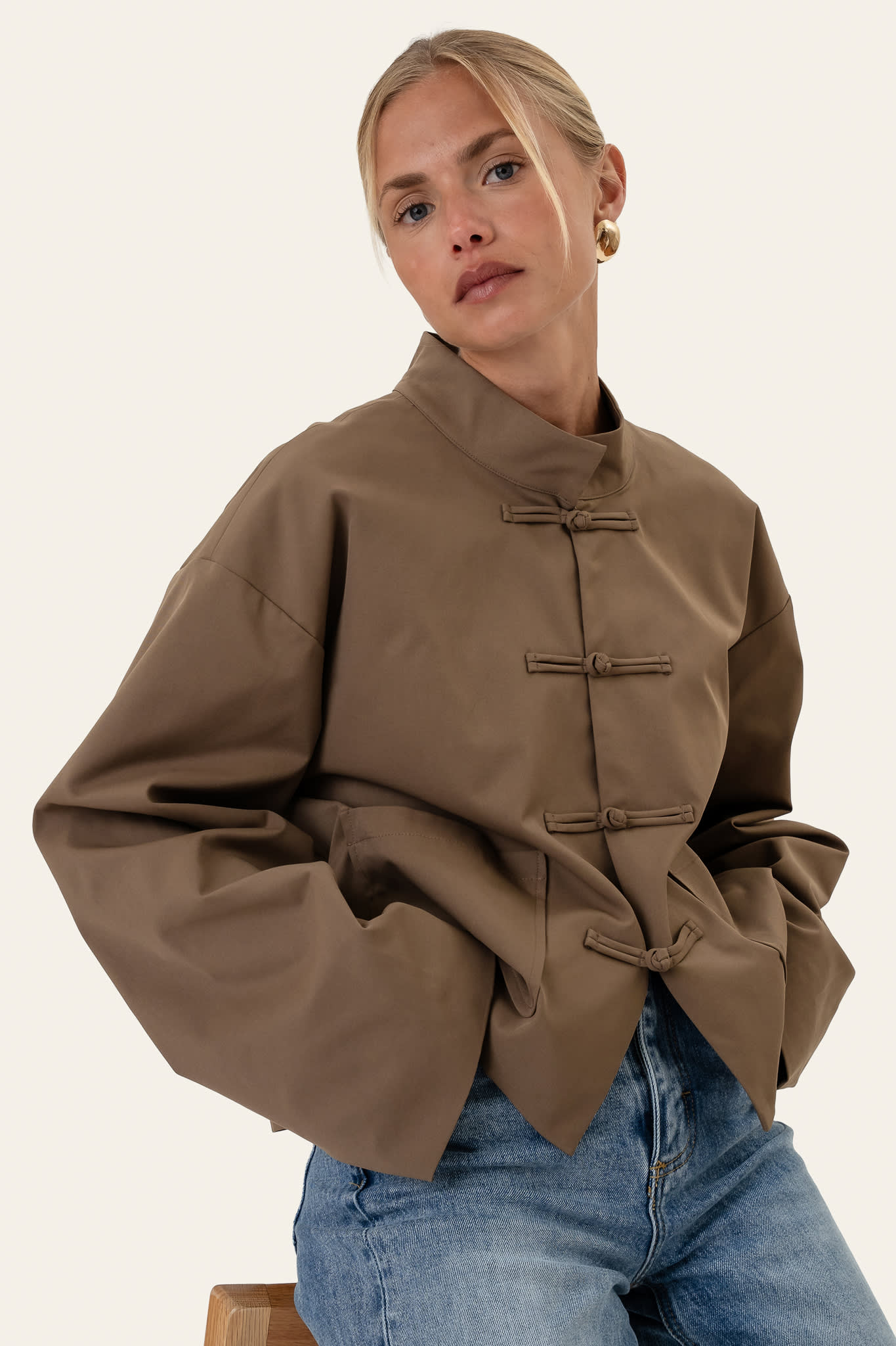 EvaIC Jacket - Dark Brown - Image 7