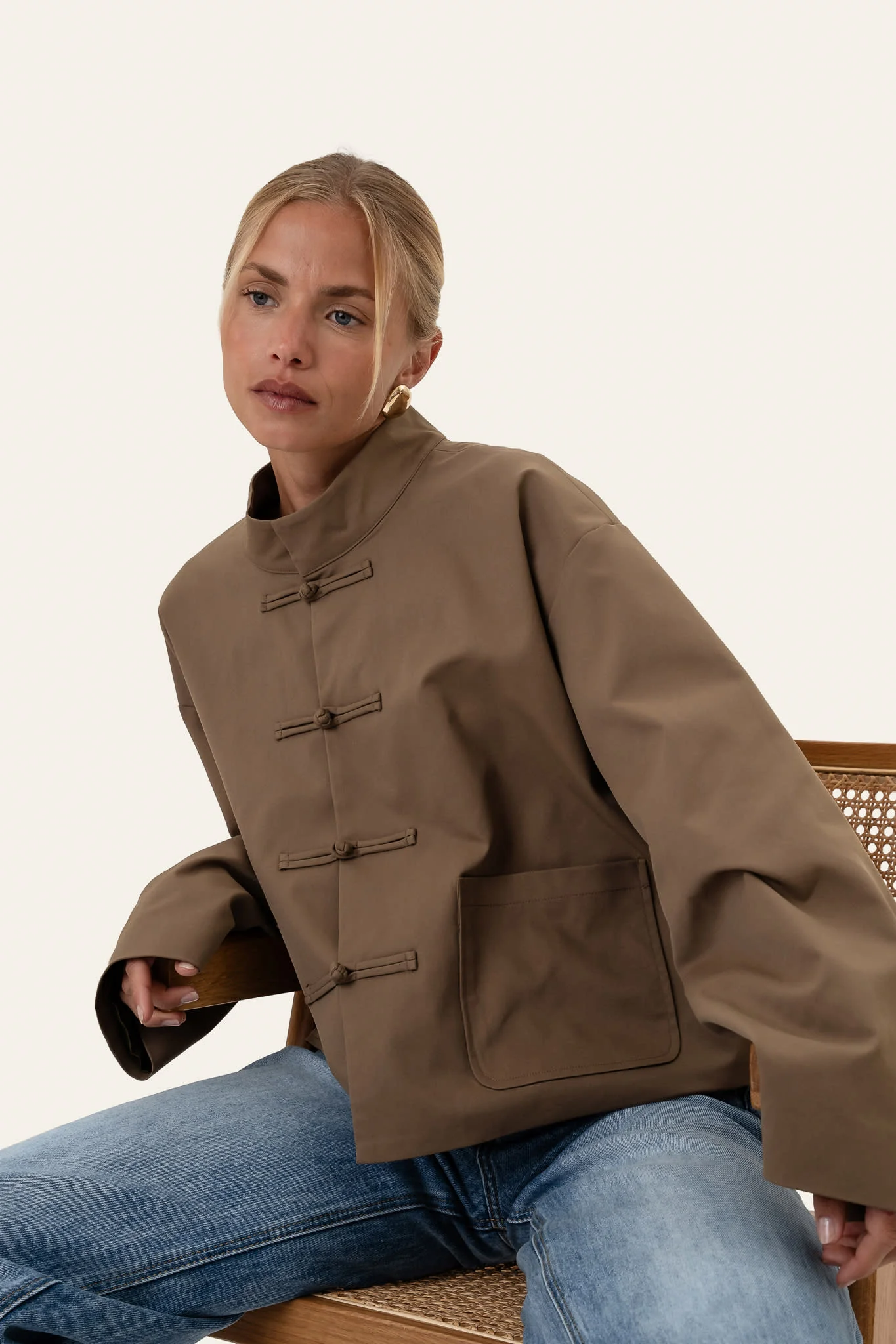 EvaIC Jacket - Dark Brown - Image 9