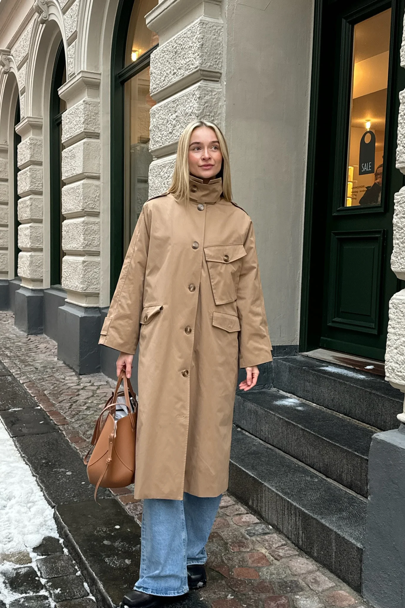 FrejaIC Trenchcoat - Brown