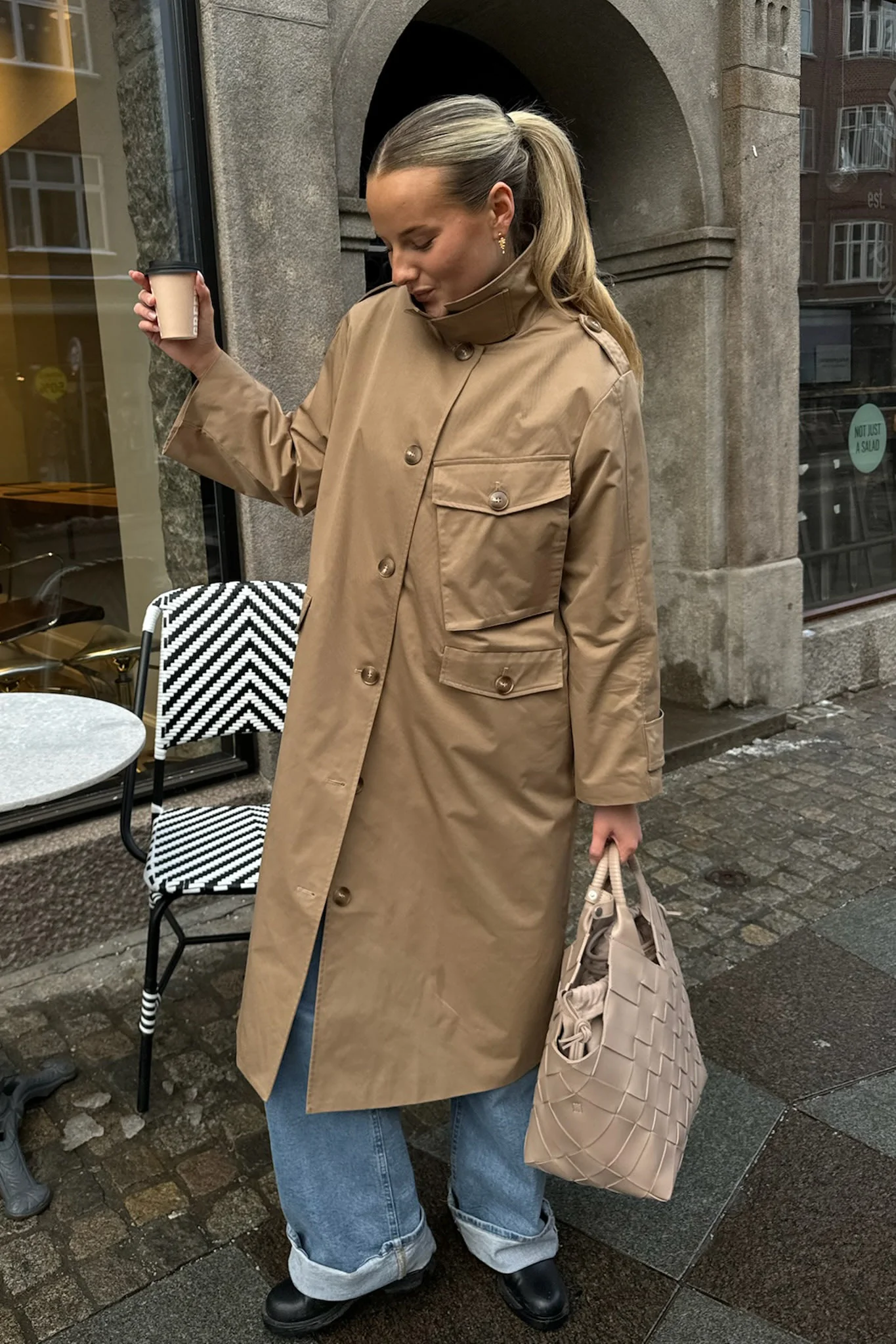 FrejaIC Trenchcoat - Brown - Image 10