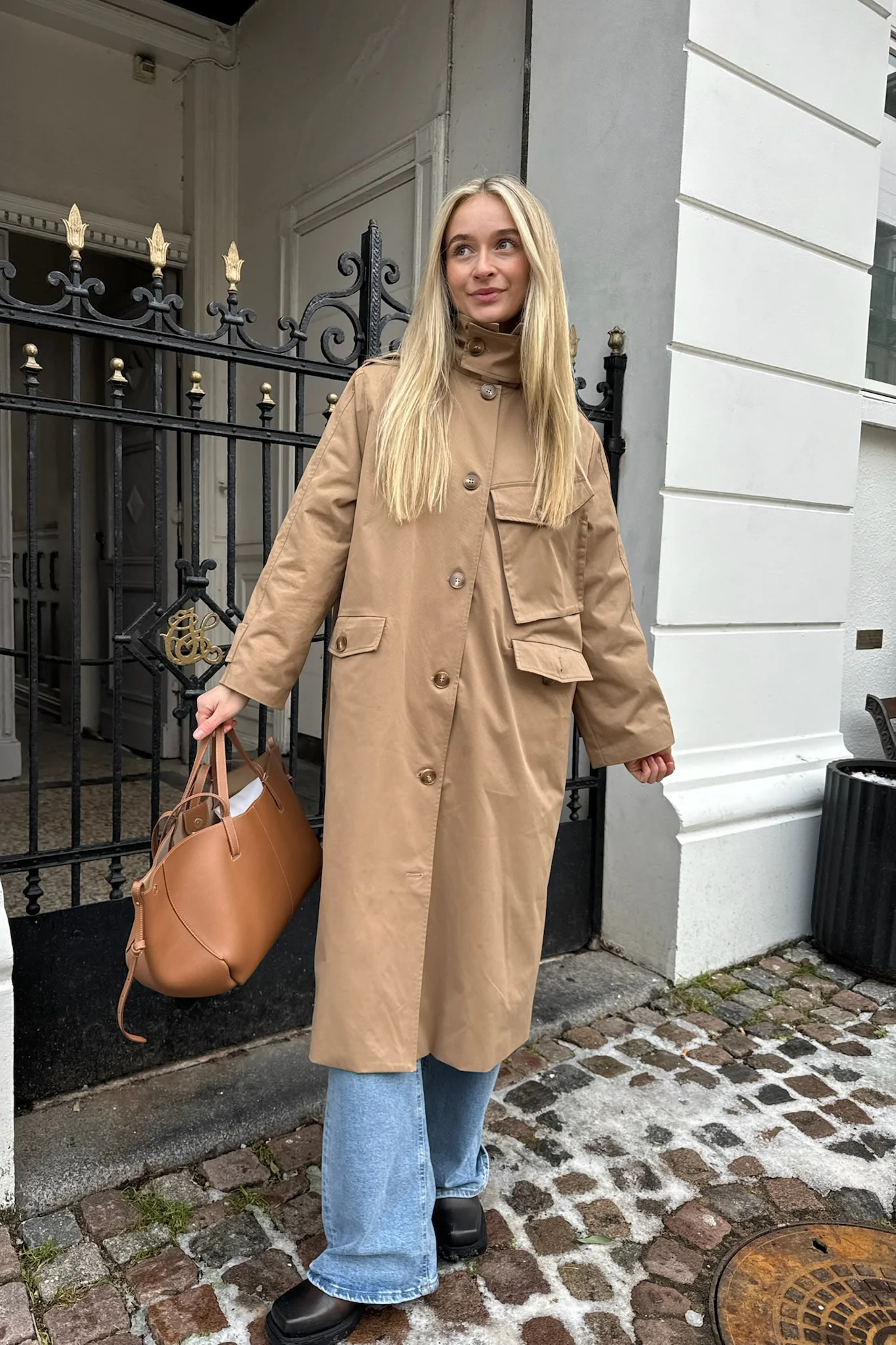 FrejaIC Trenchcoat - Brown - Image 2