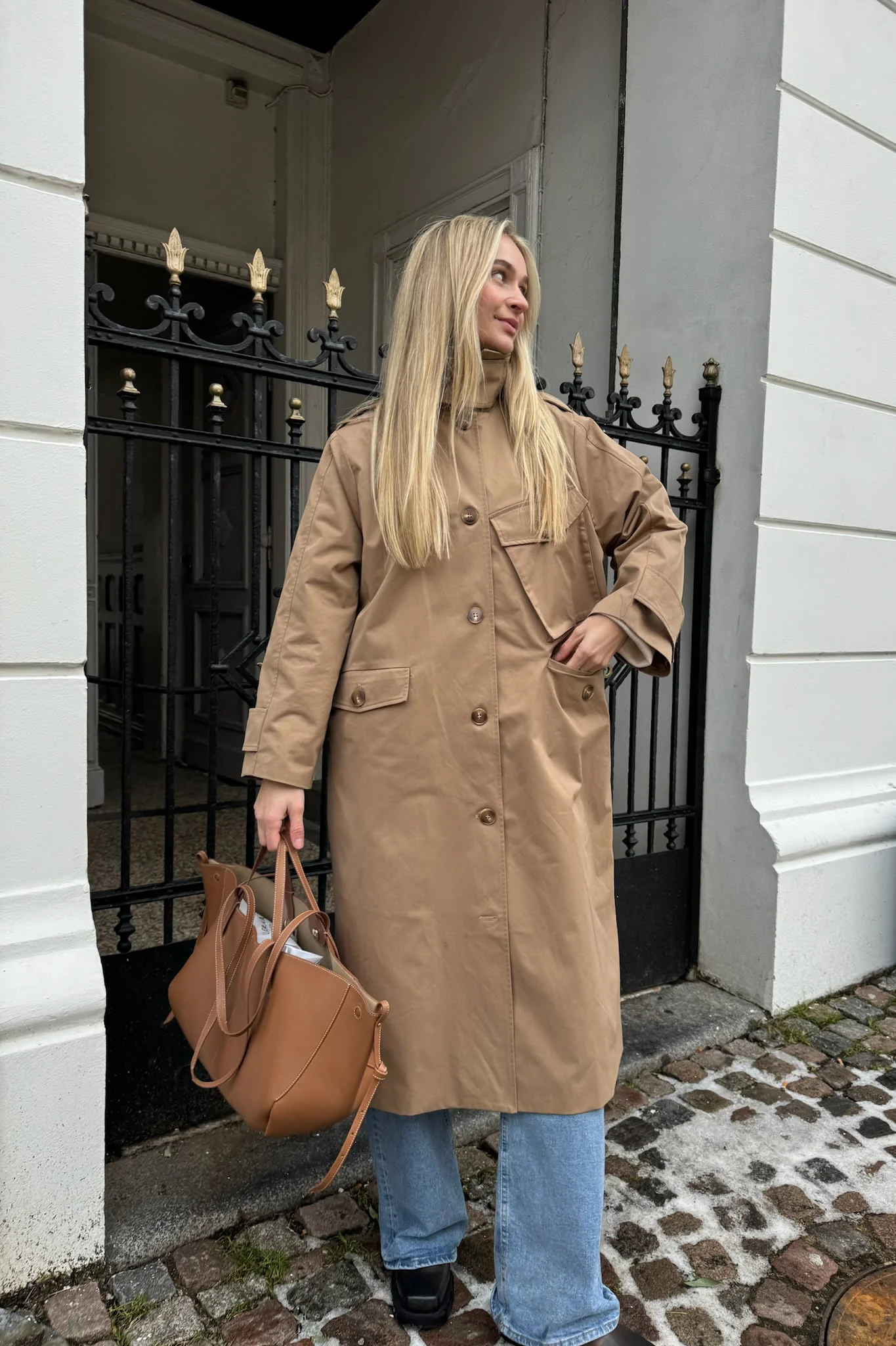 FrejaIC Trenchcoat - Brown - Image 4