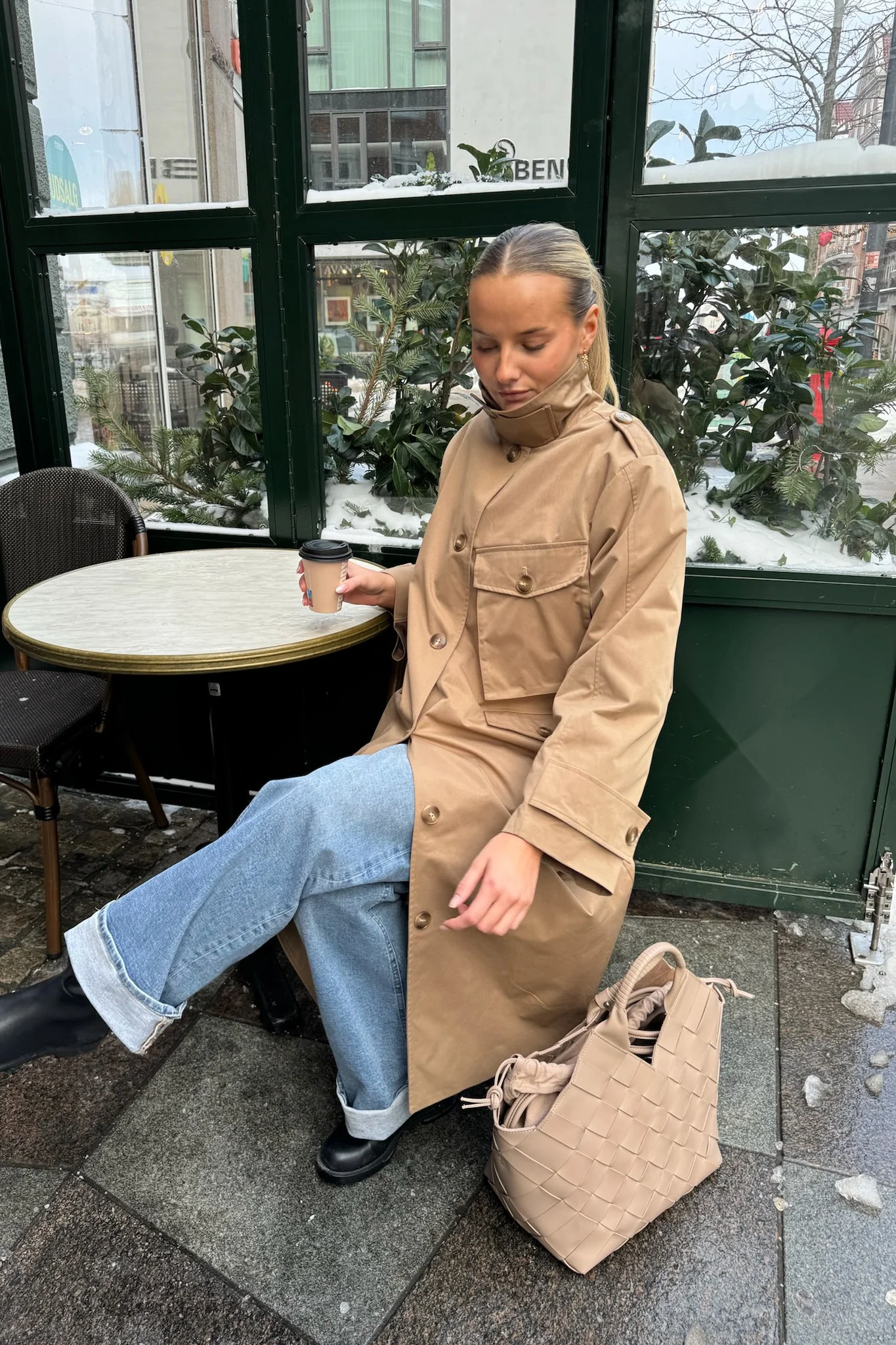 FrejaIC Trenchcoat - Brown - Image 6