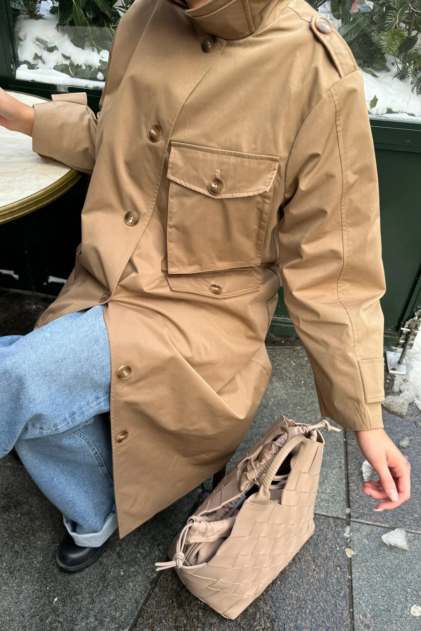 FrejaIC Trenchcoat - Brown - Image 7
