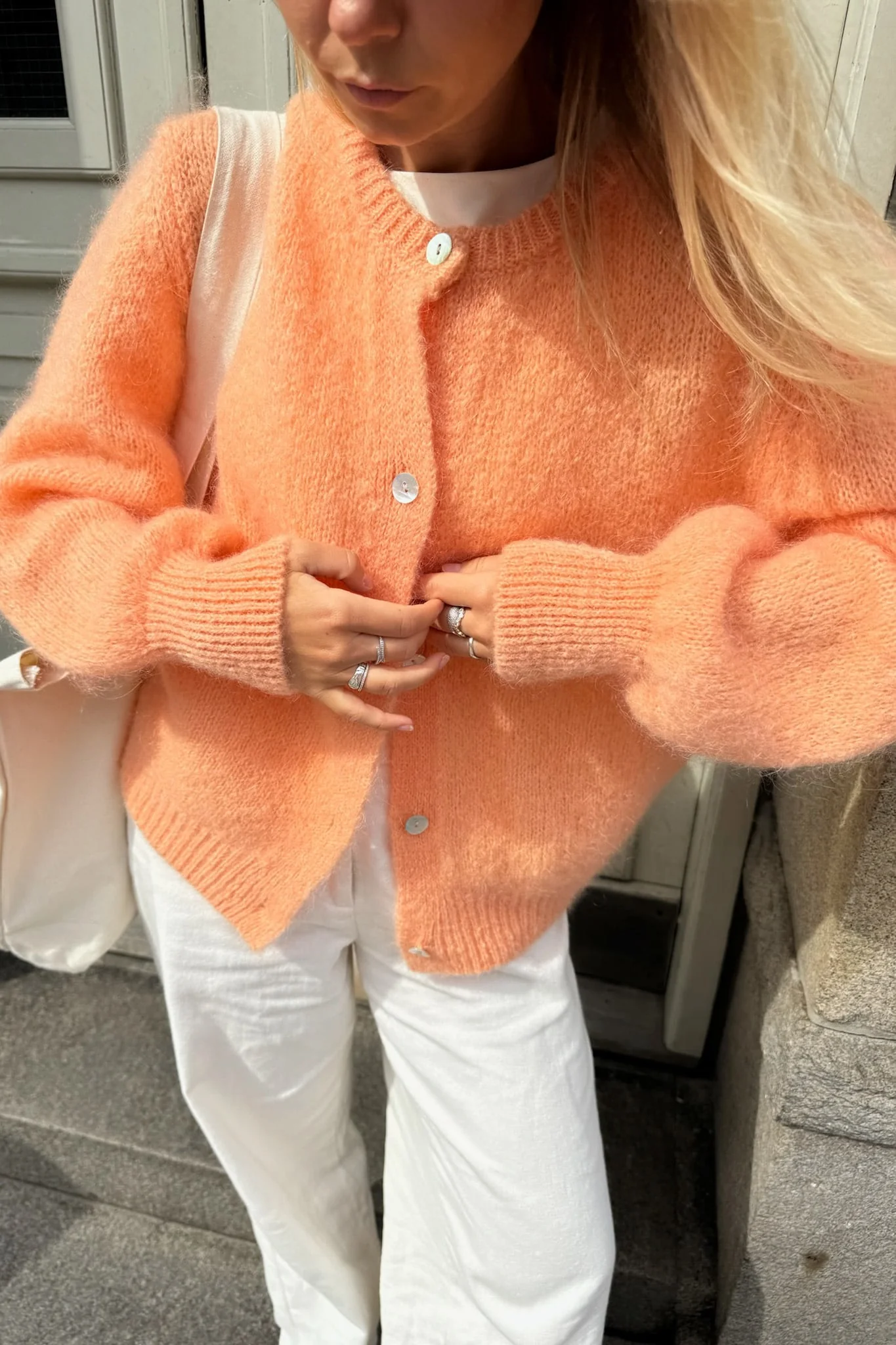 IdaIC Cardigan - Orange - Image 2
