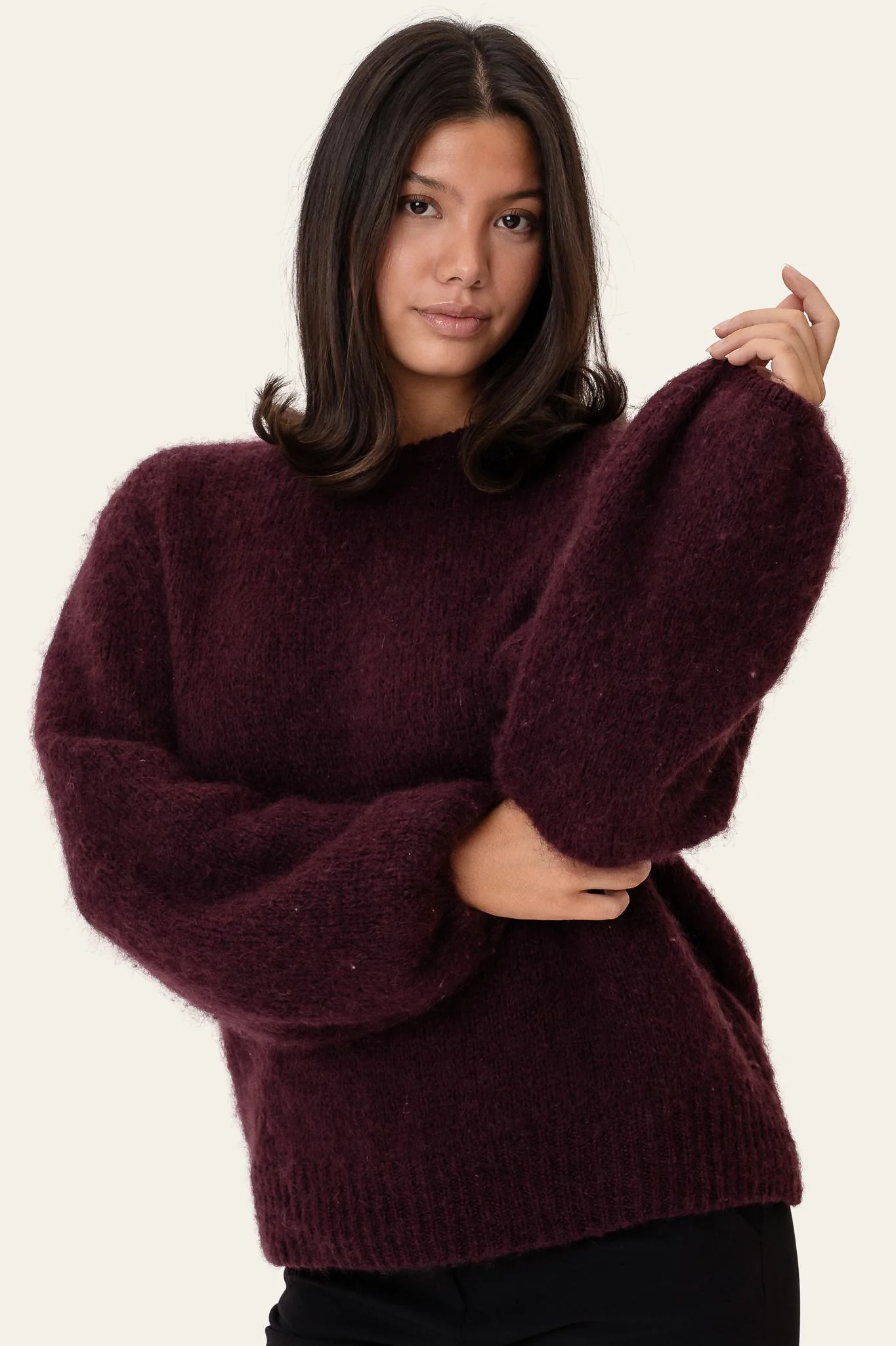 IdaIC Pullover - Bordeaux