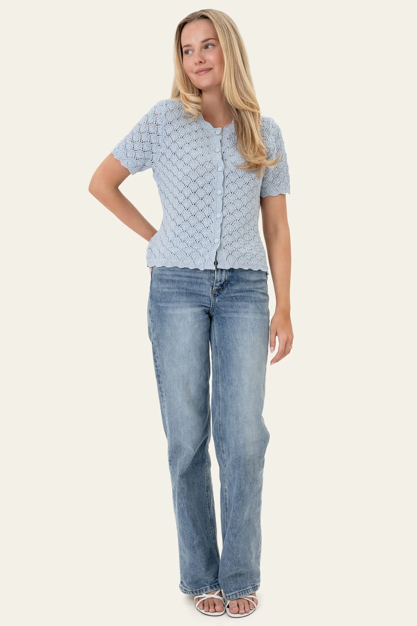 KamilleIC Cardigan - Blue - Image 3