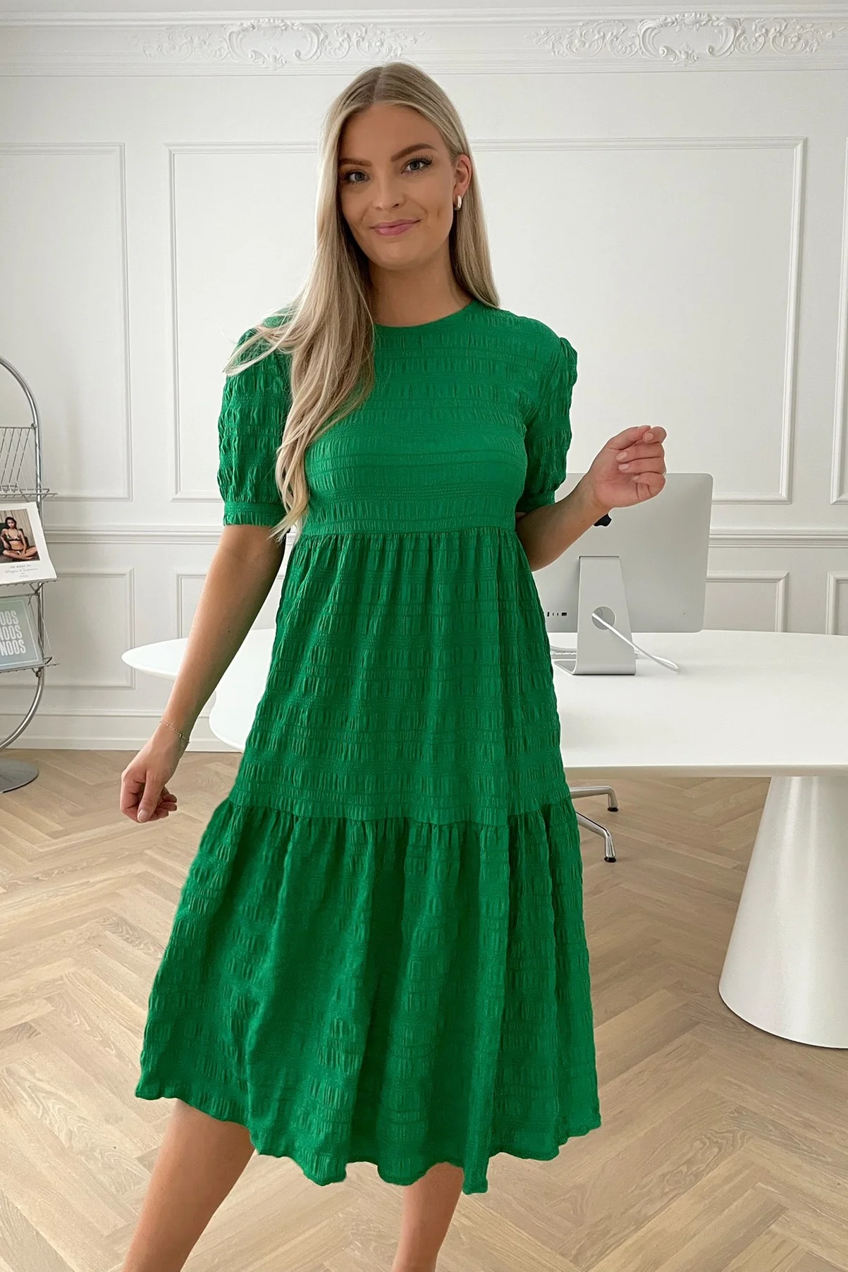 VilmaIC Long Dress - Jolly Green