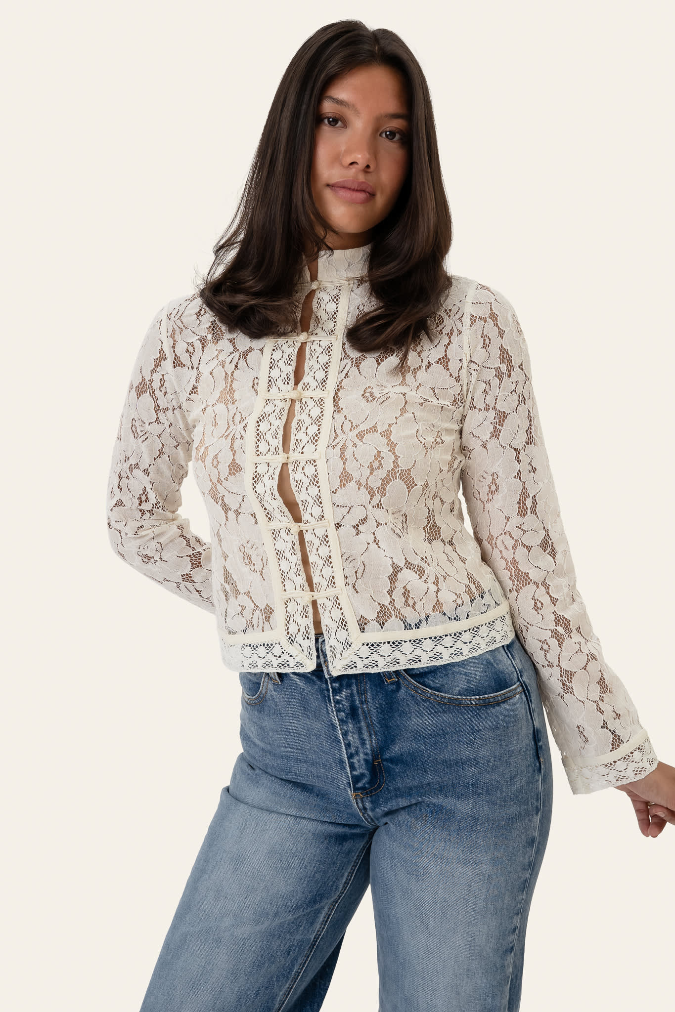 LiljaIC Shirt - Off White Lace - Image 7