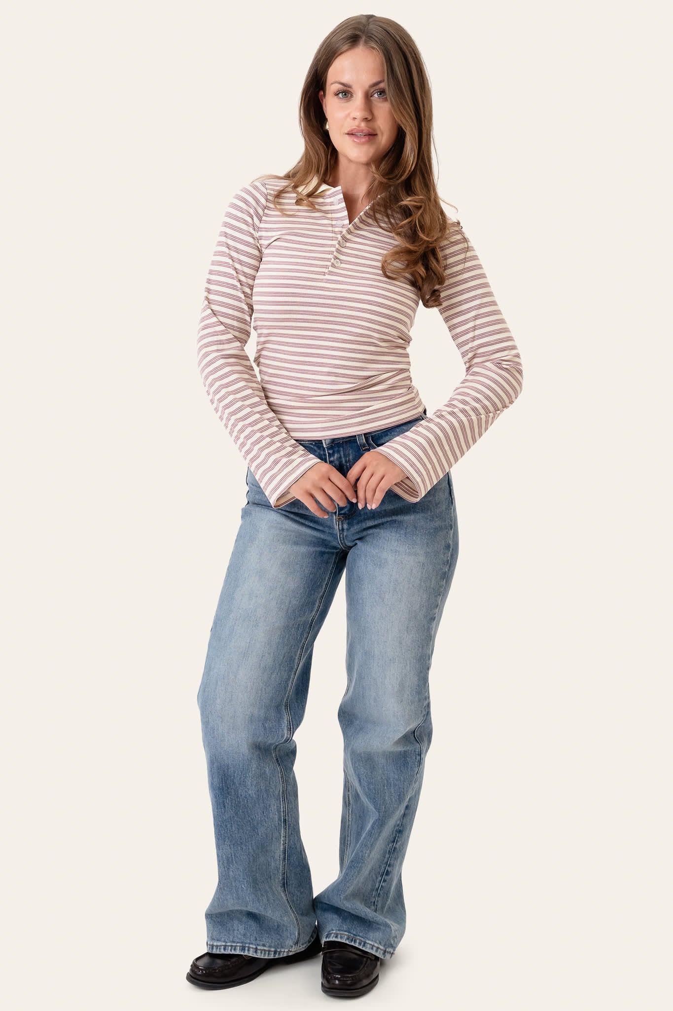 LivaIC Polo - Lavender Stripes - Image 4