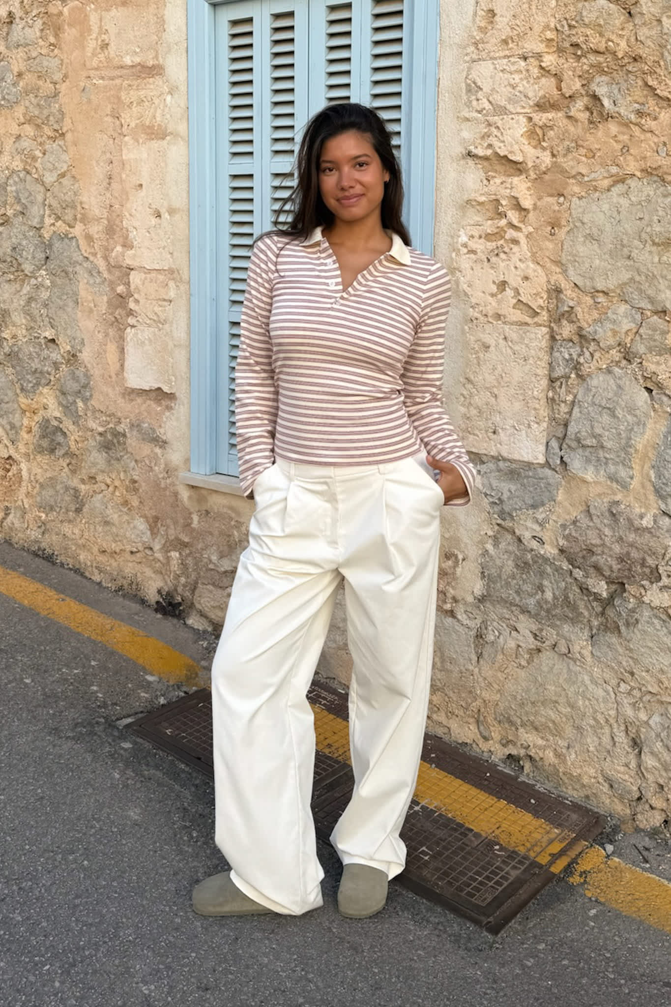 LivaIC Polo - Lavender Stripes - Image 7