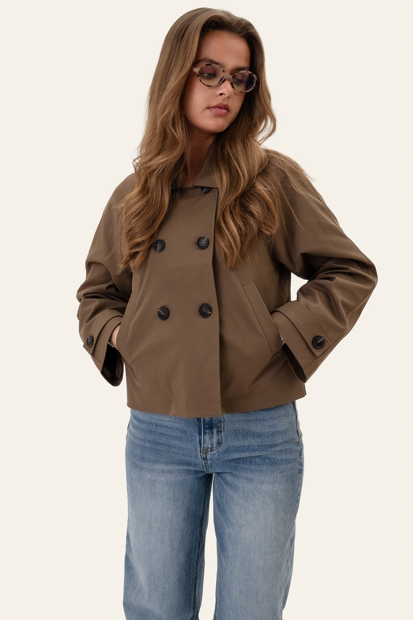 LunaIC Trenchcoat - Brown - Image 7