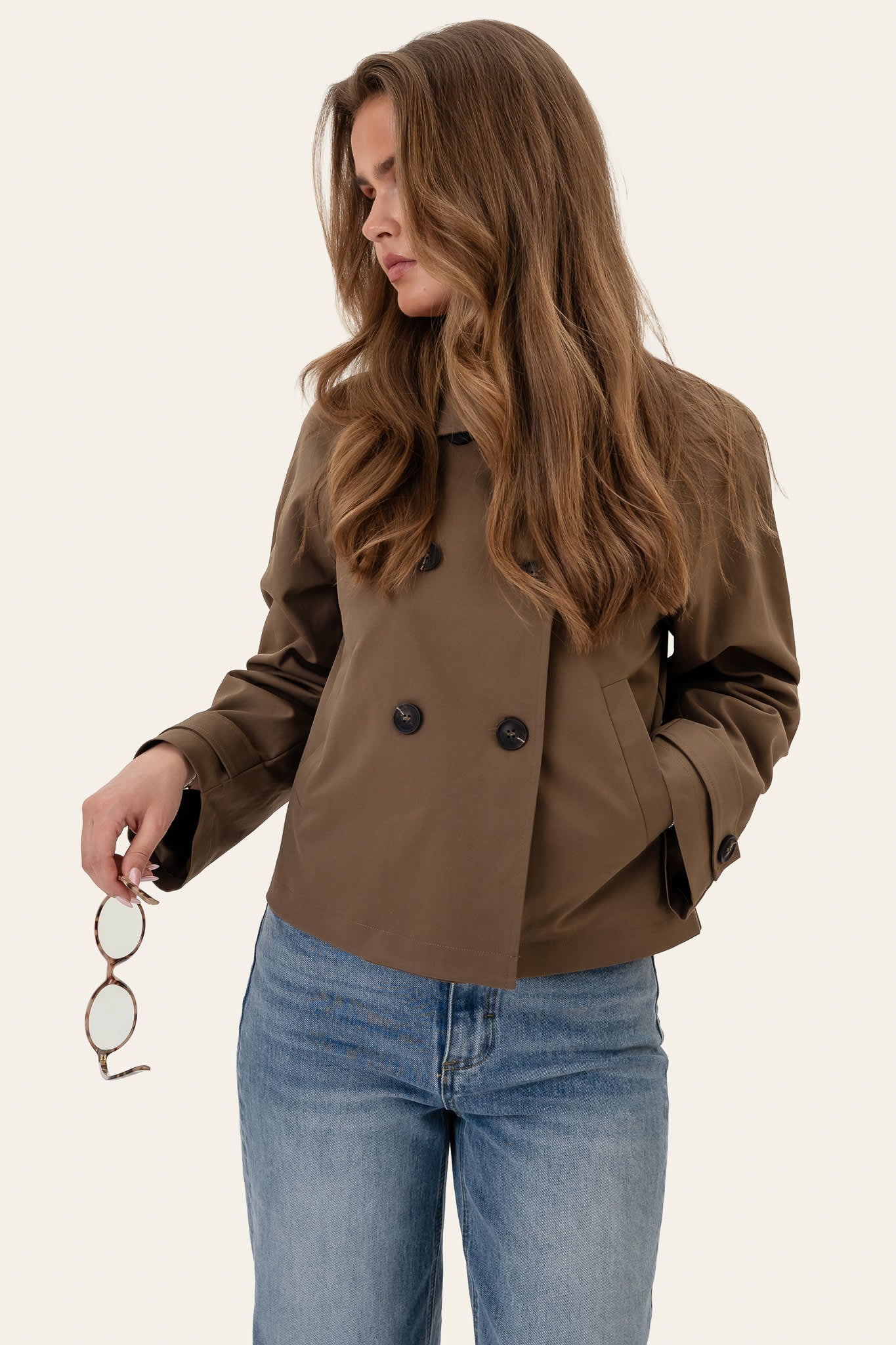 LunaIC Trenchcoat - Brown - Image 9