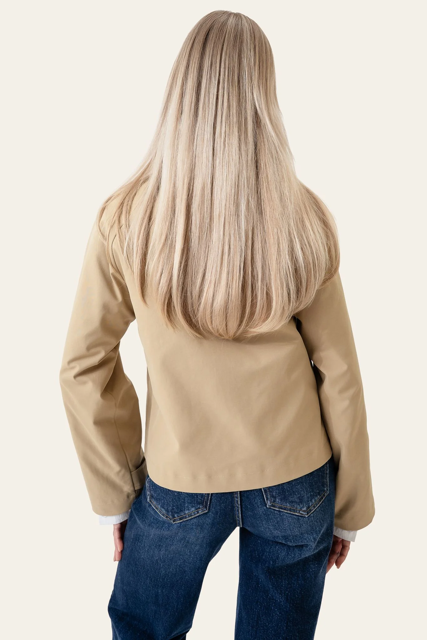 LunaIC Trenchcoat - Dark Beige - Image 5