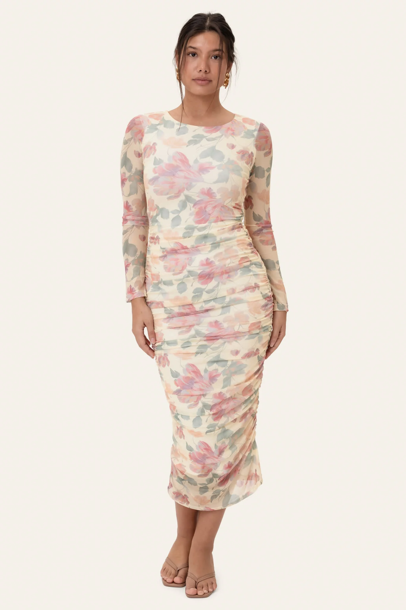 MaiIC Mesh Dress - Pastel Garden
