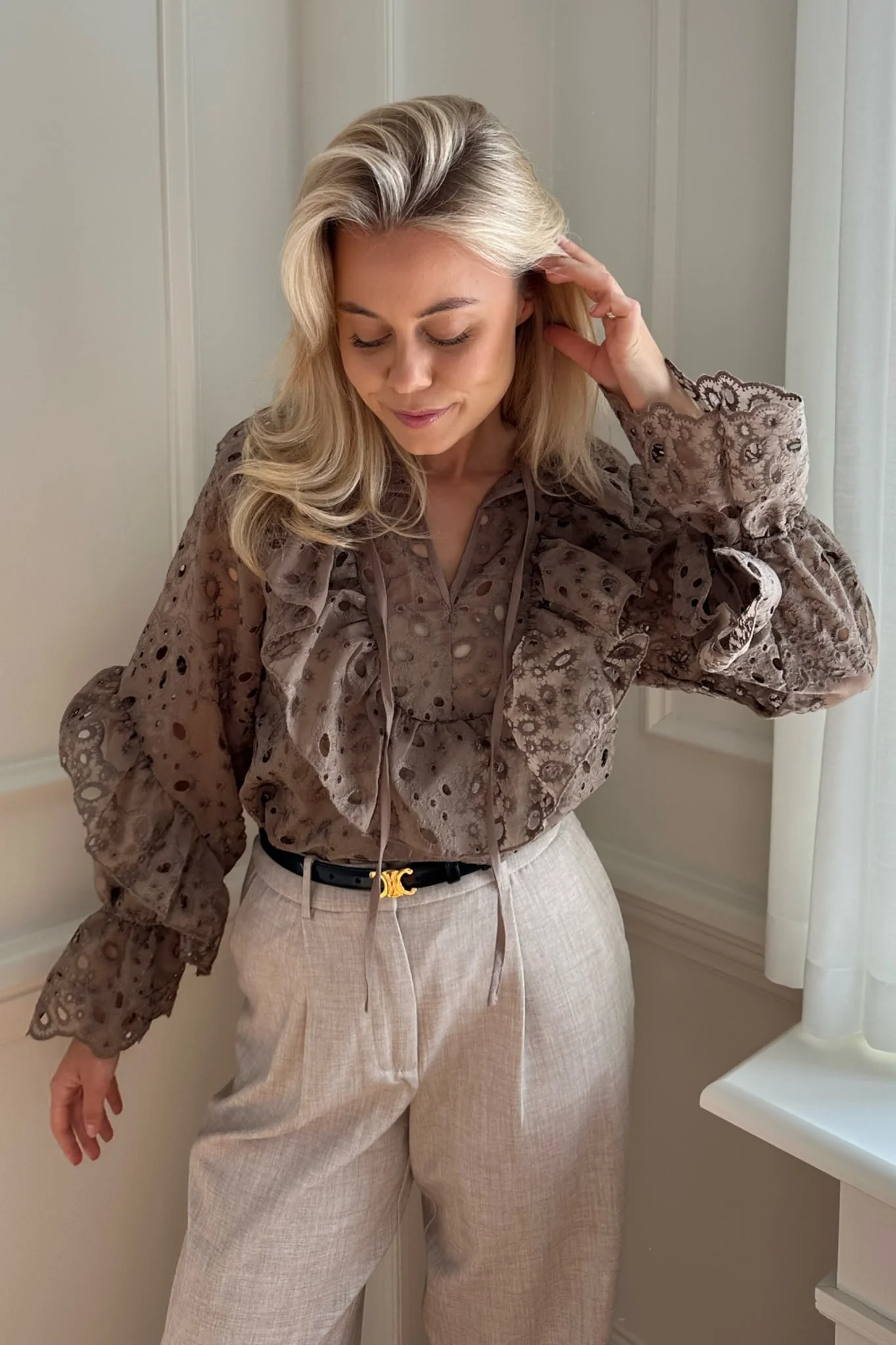 MalouIC Blouse - Mocca - Image 3