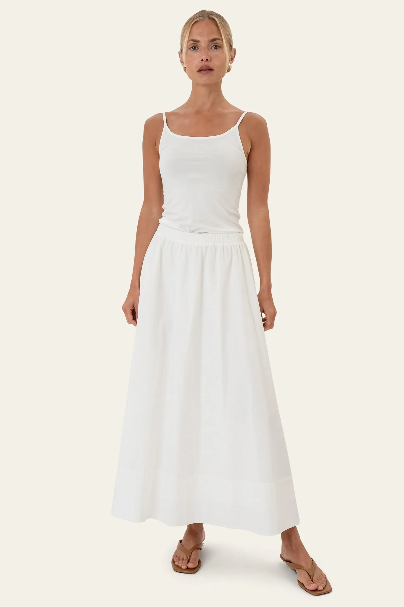 MilleIC Long Skirt - White - Image 4