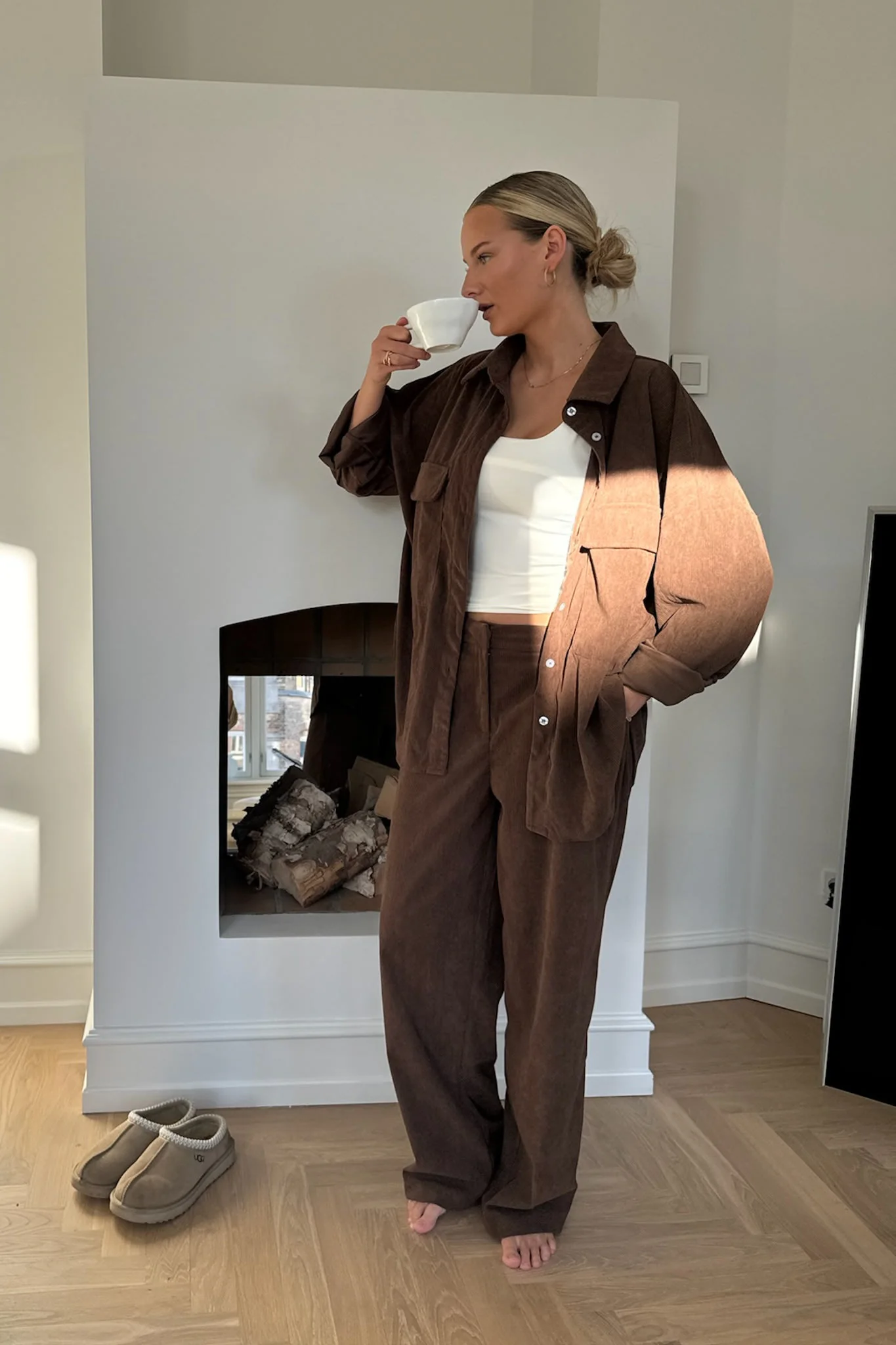 NannaIC Pants - Brown Corduroy - Image 6