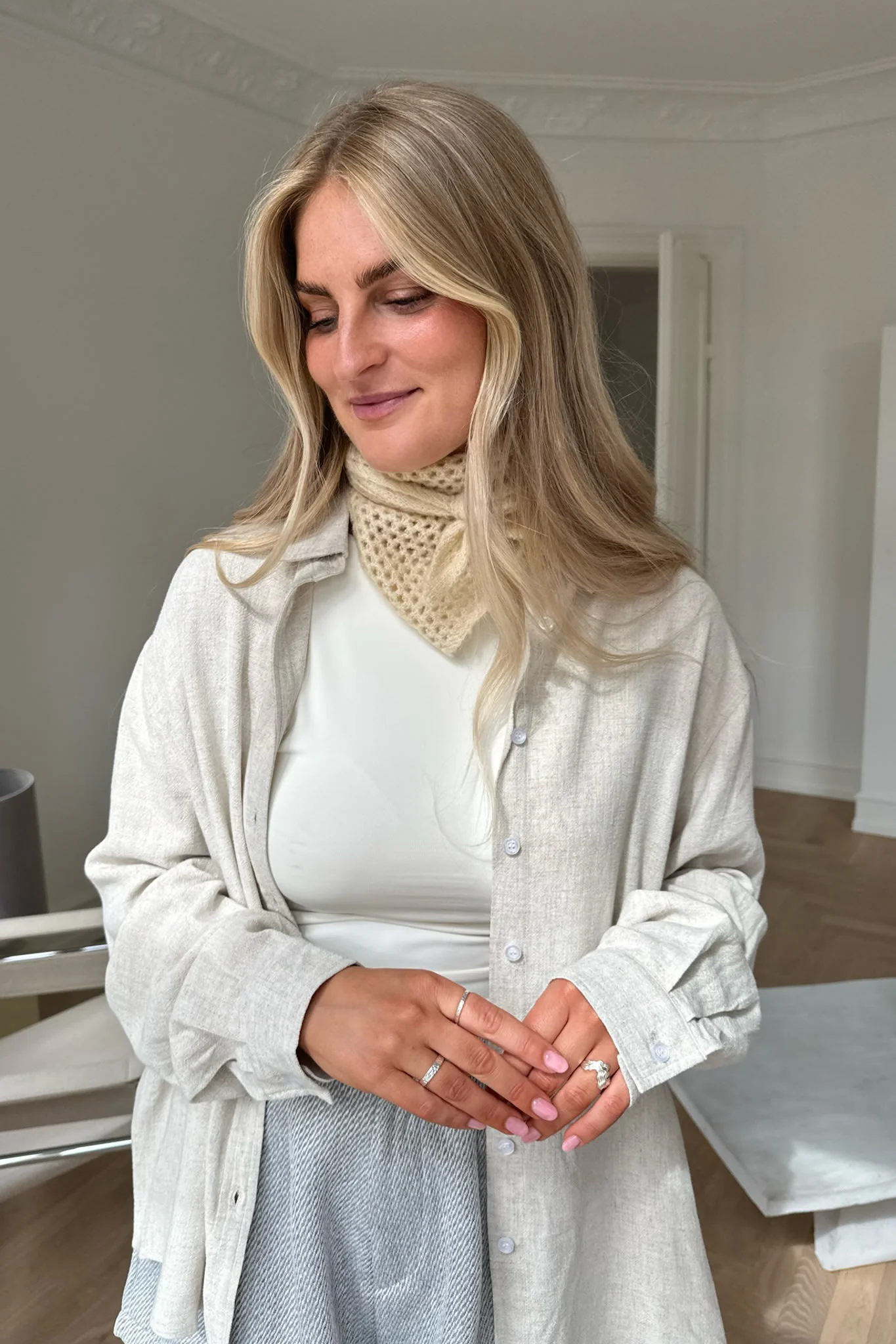NellieIC Scarf - Cream