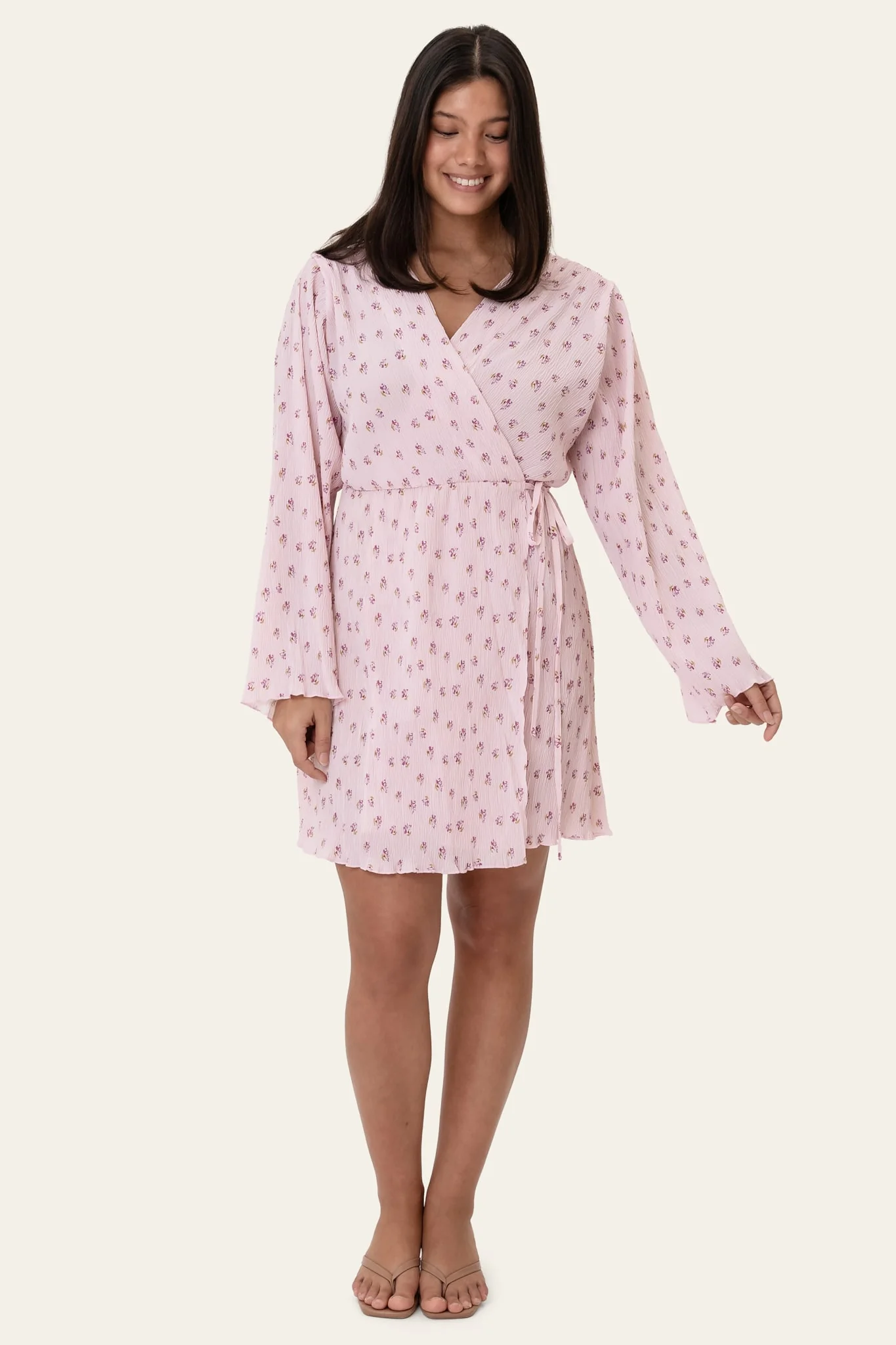 OfeliaIC Wrap Dress - Pink