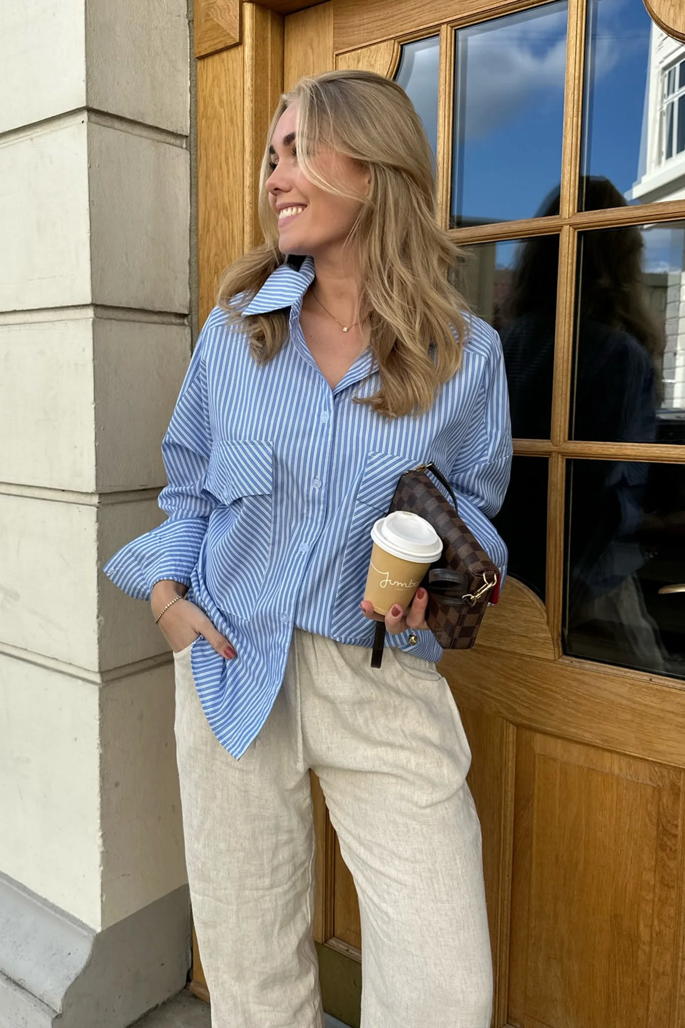 RilloIC Shirt - Blue White Stripes