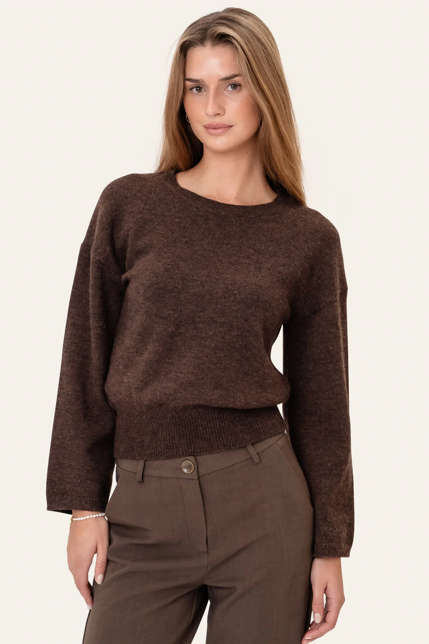 SigneIC Pullover - Dark Brown