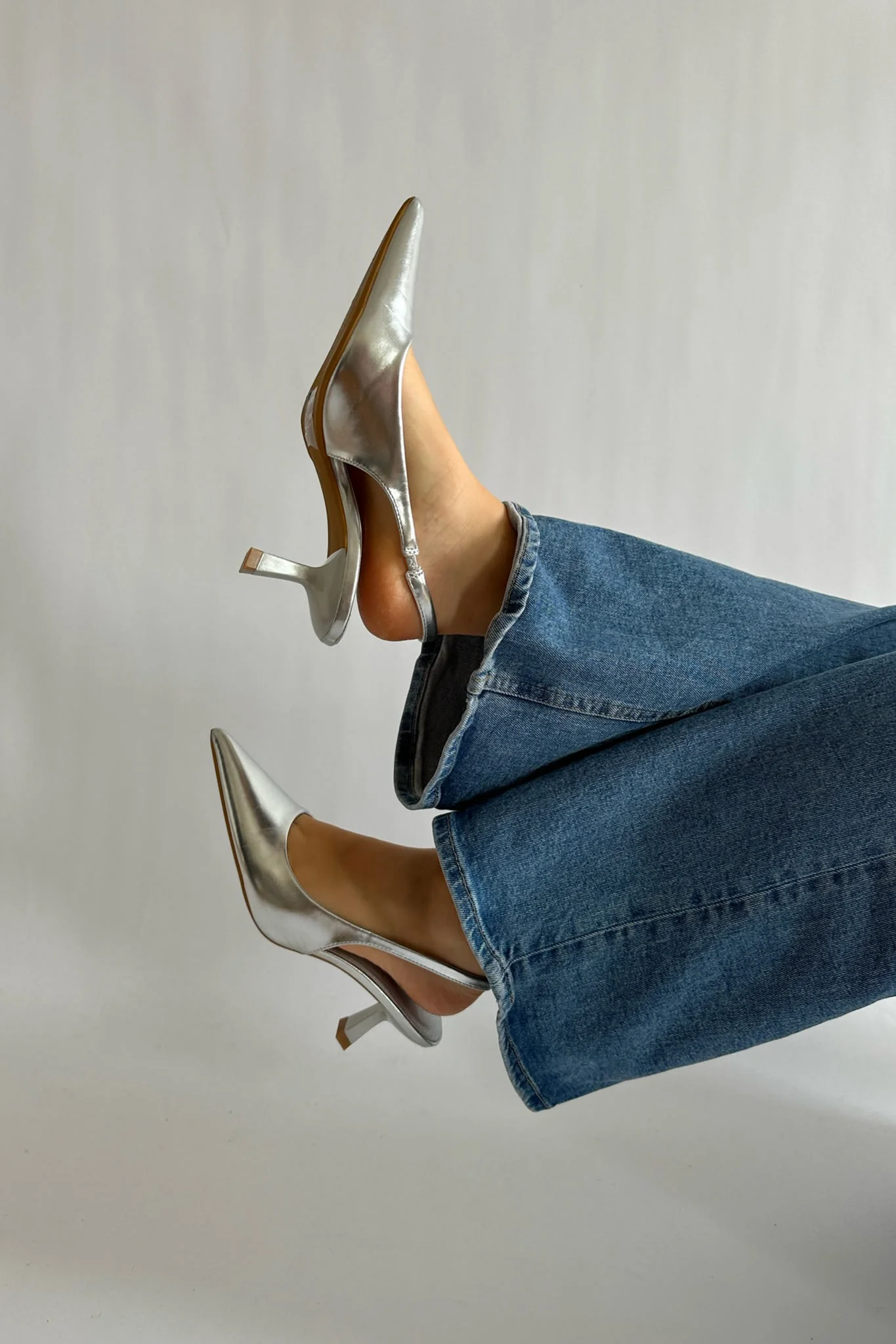 Stella Heels - Silver