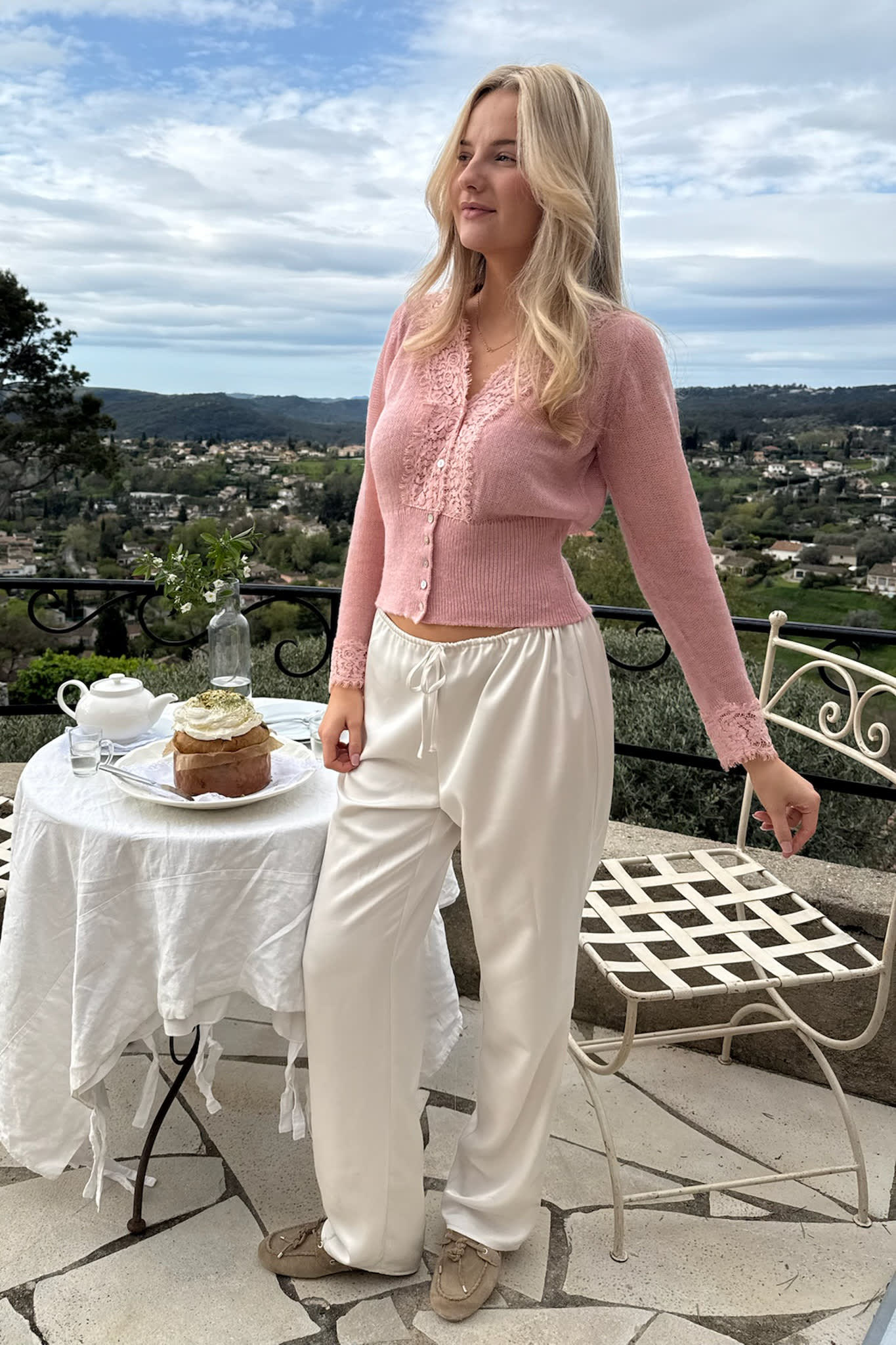 StellaIC Cardigan - Dusty Rose