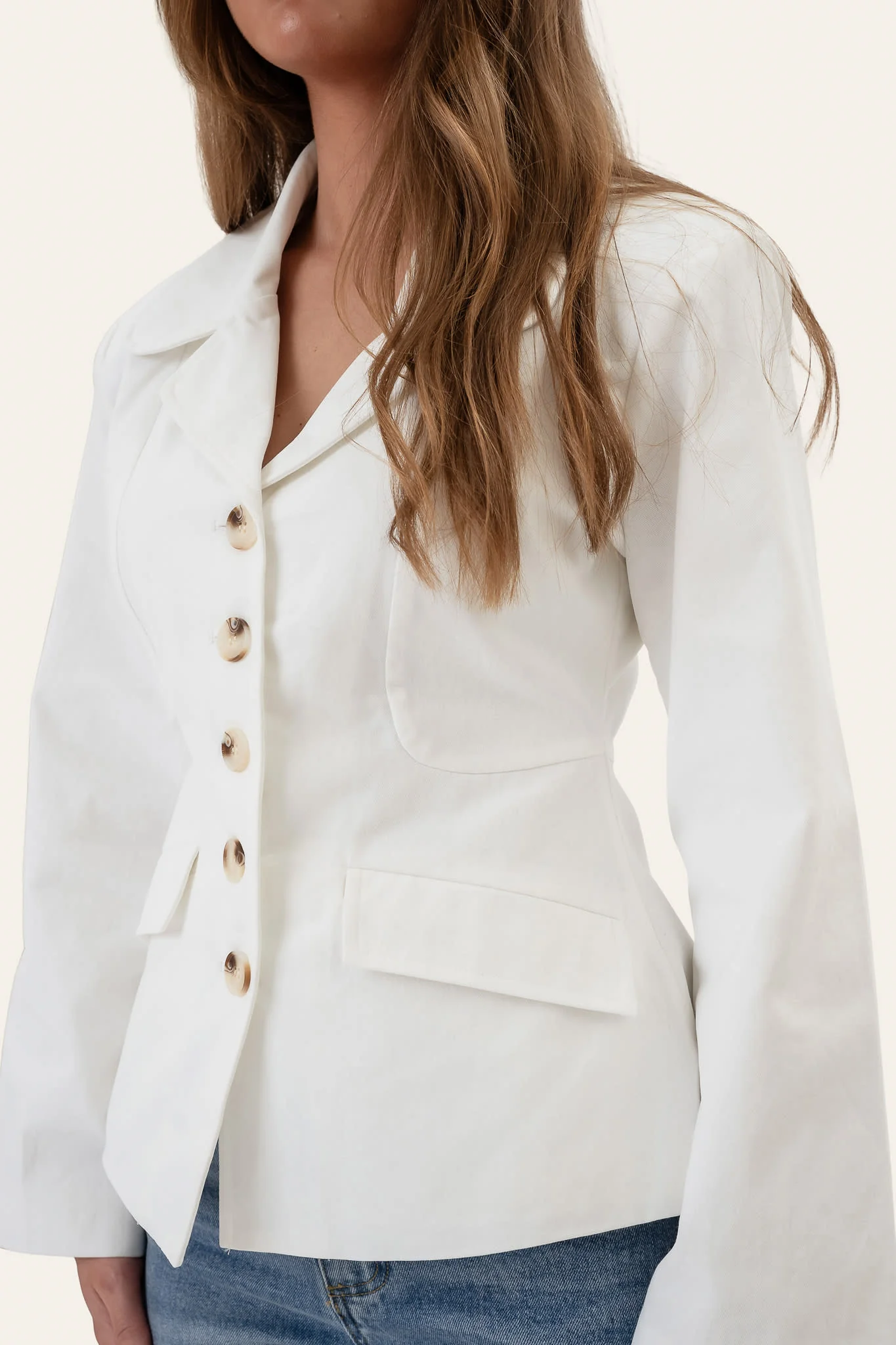 StineIC Blazer - White - Image 3